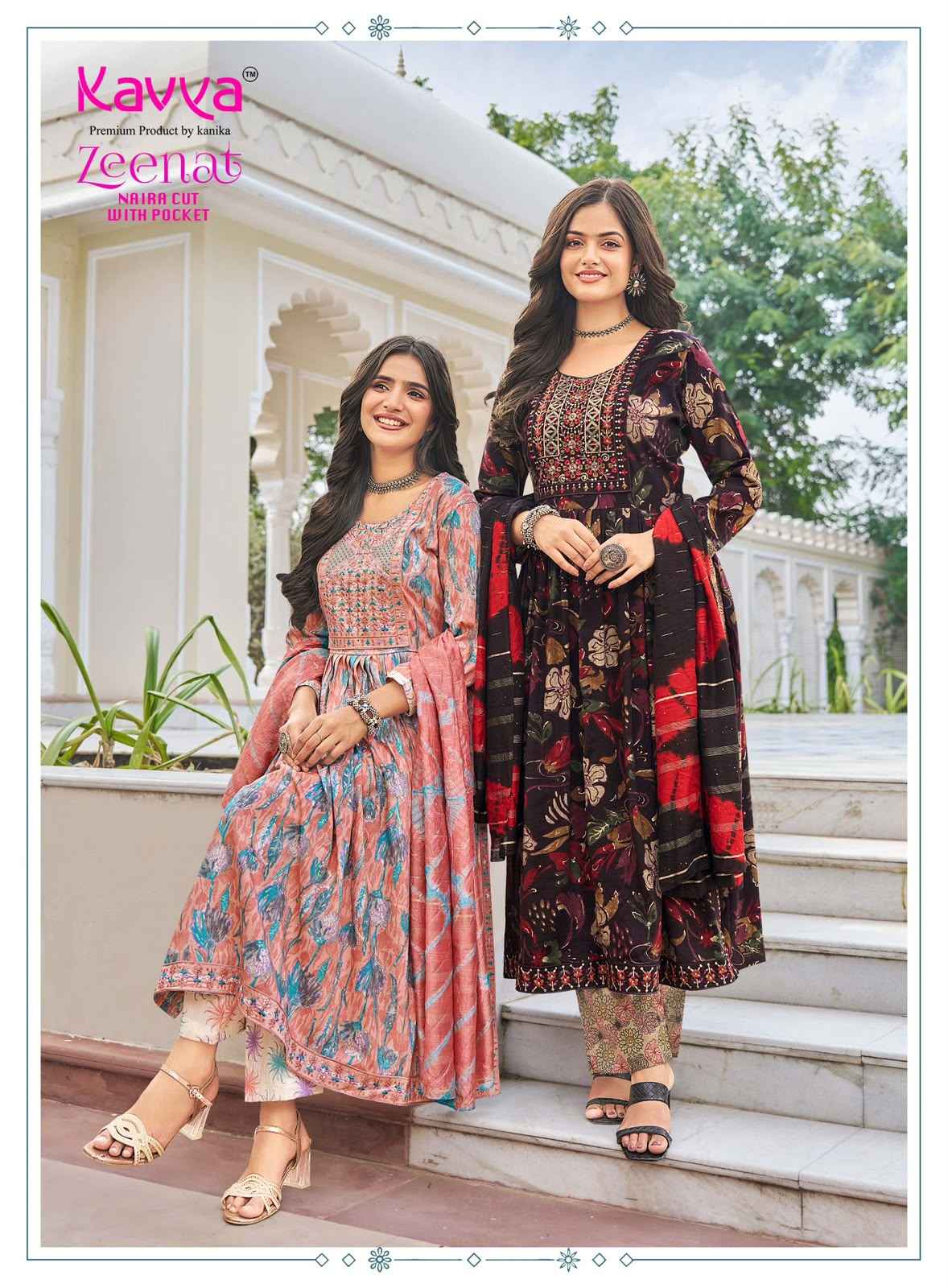 Kavya Zeenat Vol 34 Capsule Kurti Combo 10 pcs Catalogue