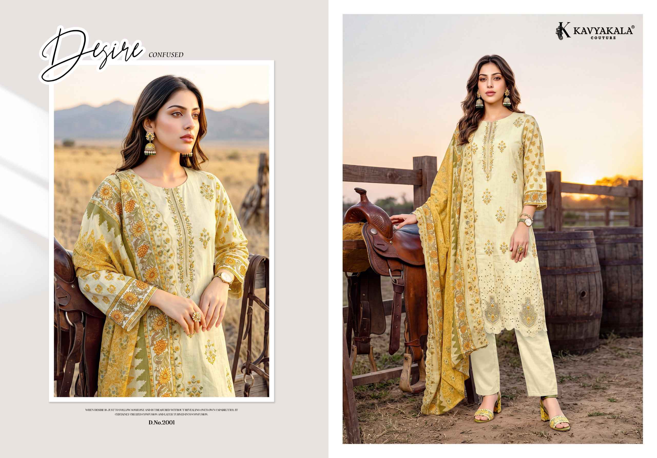 Kavyakala Aafreen Vol 2 Lawn Cotton Dress Material 6 pcs Catalogue