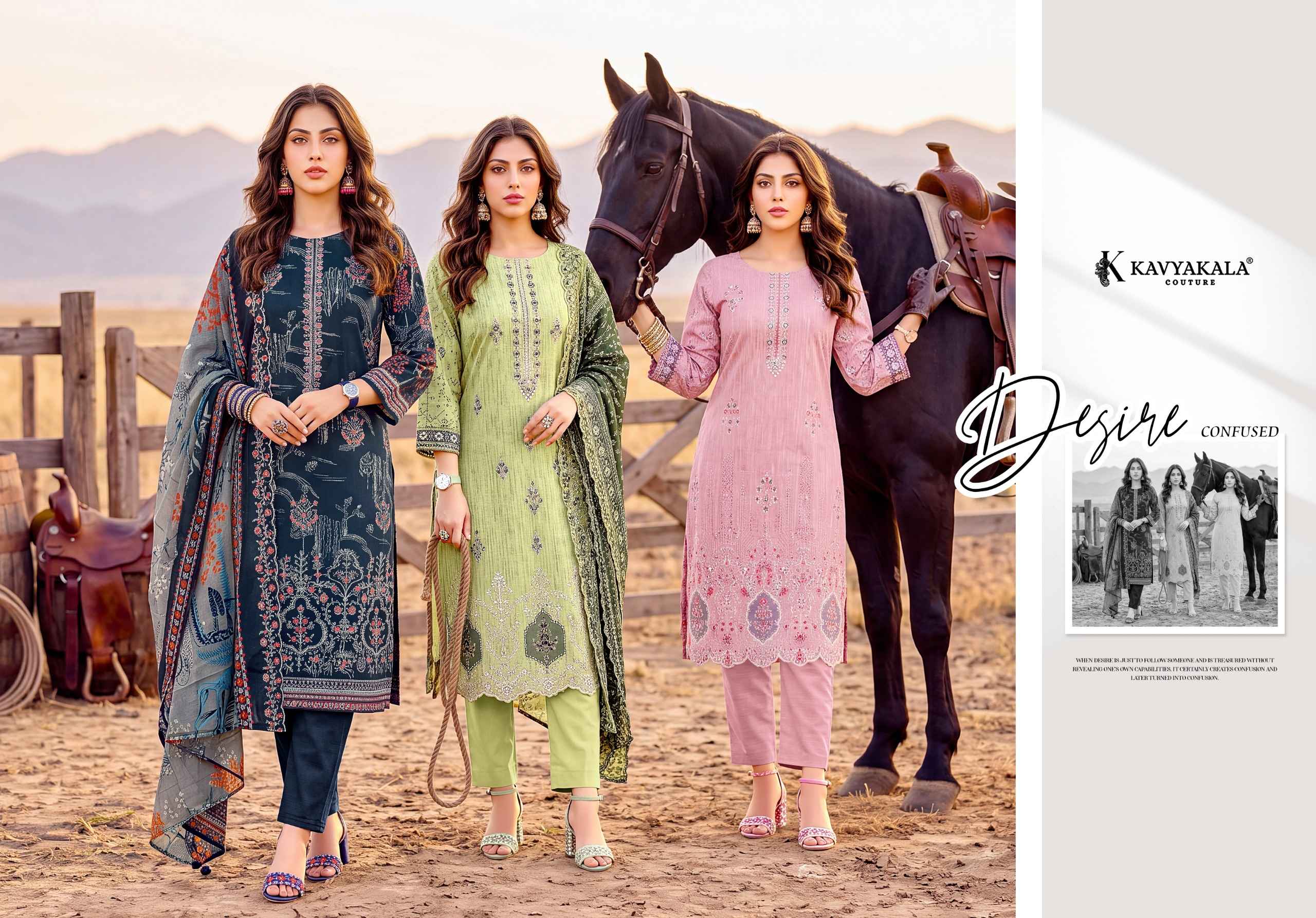 Kavyakala Aafreen Vol 2 Lawn Cotton Dress Material 6 pcs Catalogue