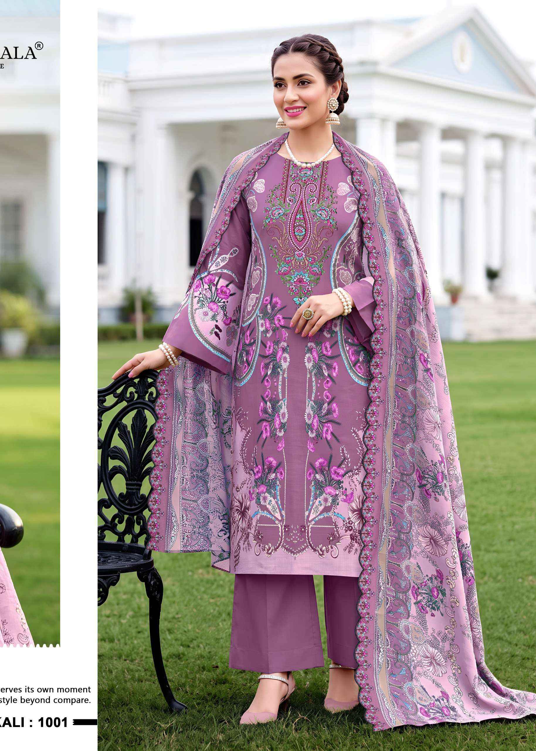 Kavyakala Anarkali Vol 29 Lawn Cotton Dress Material 8 pcs Catalogue