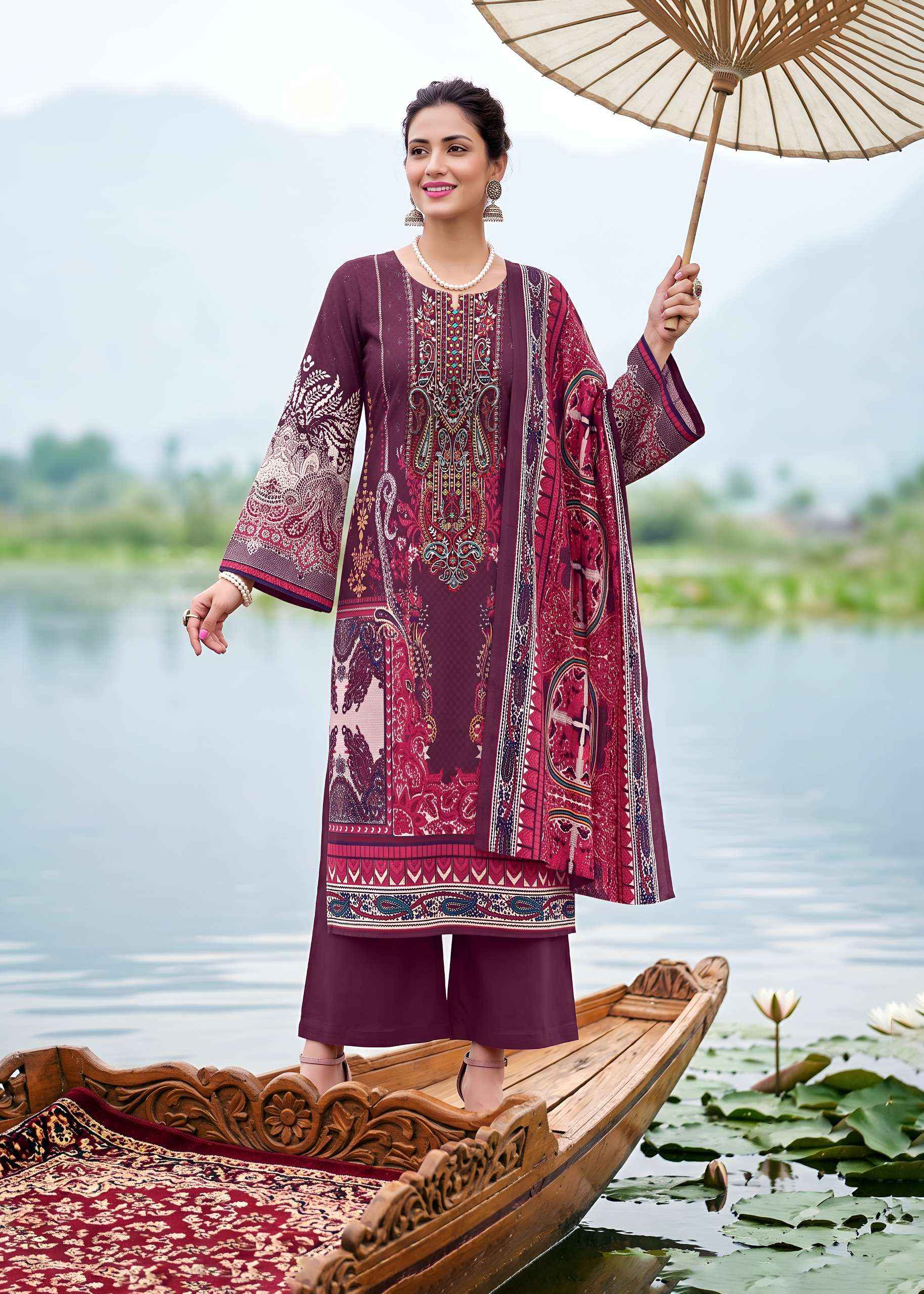 Kavyakala Fitoor Pashmina Dress Material 8 pcs Catalogue