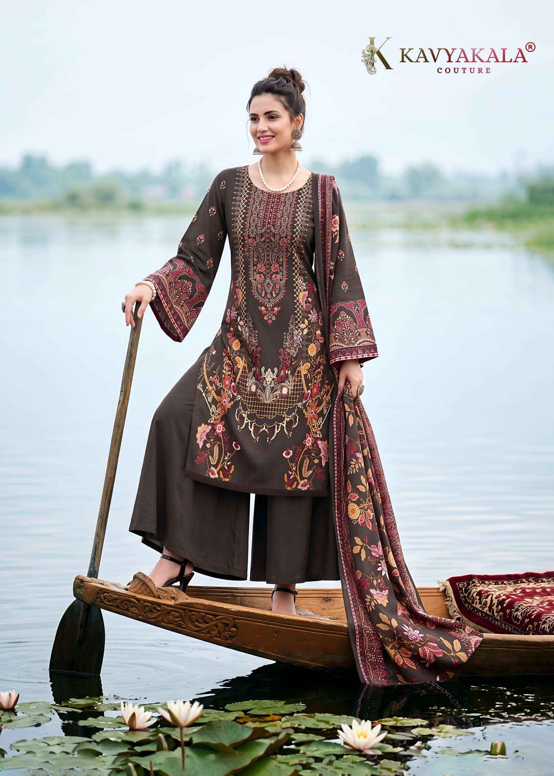 Kavyakala Fitoor Pashmina Dress Material 8 pcs Catalogue