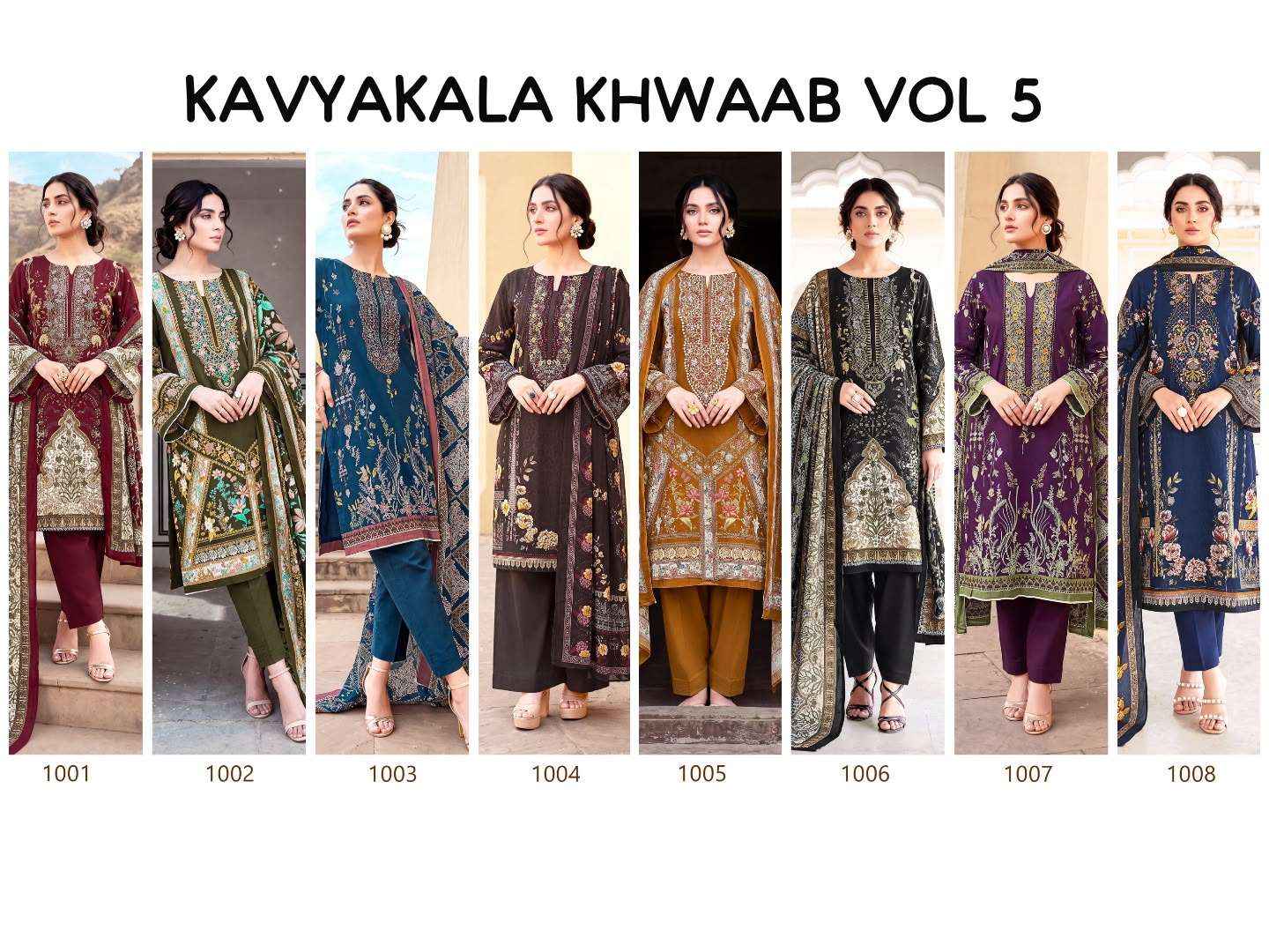 Kavyakala Khwaab Vol 5 Cotton Dress Material 8 pcs Catalogue