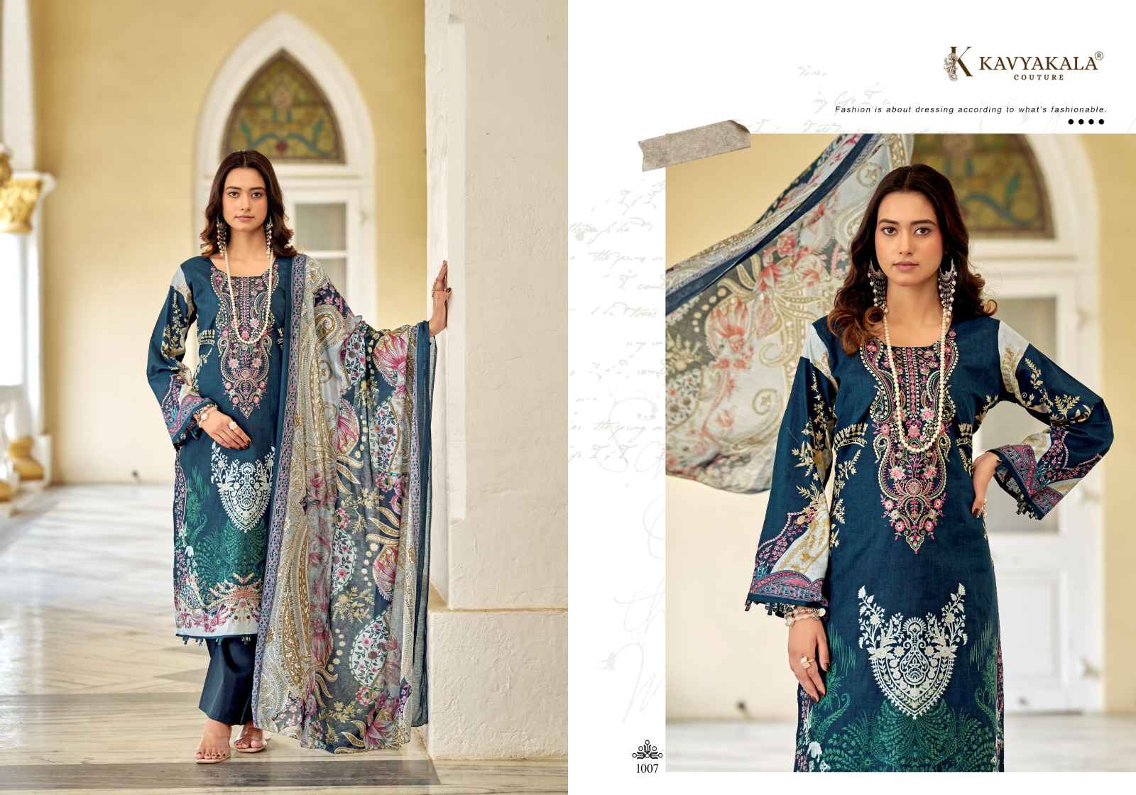Kavyakala Rihaana Vol 14 Lawn Cotton Dress Material 8 pcs Catalogue