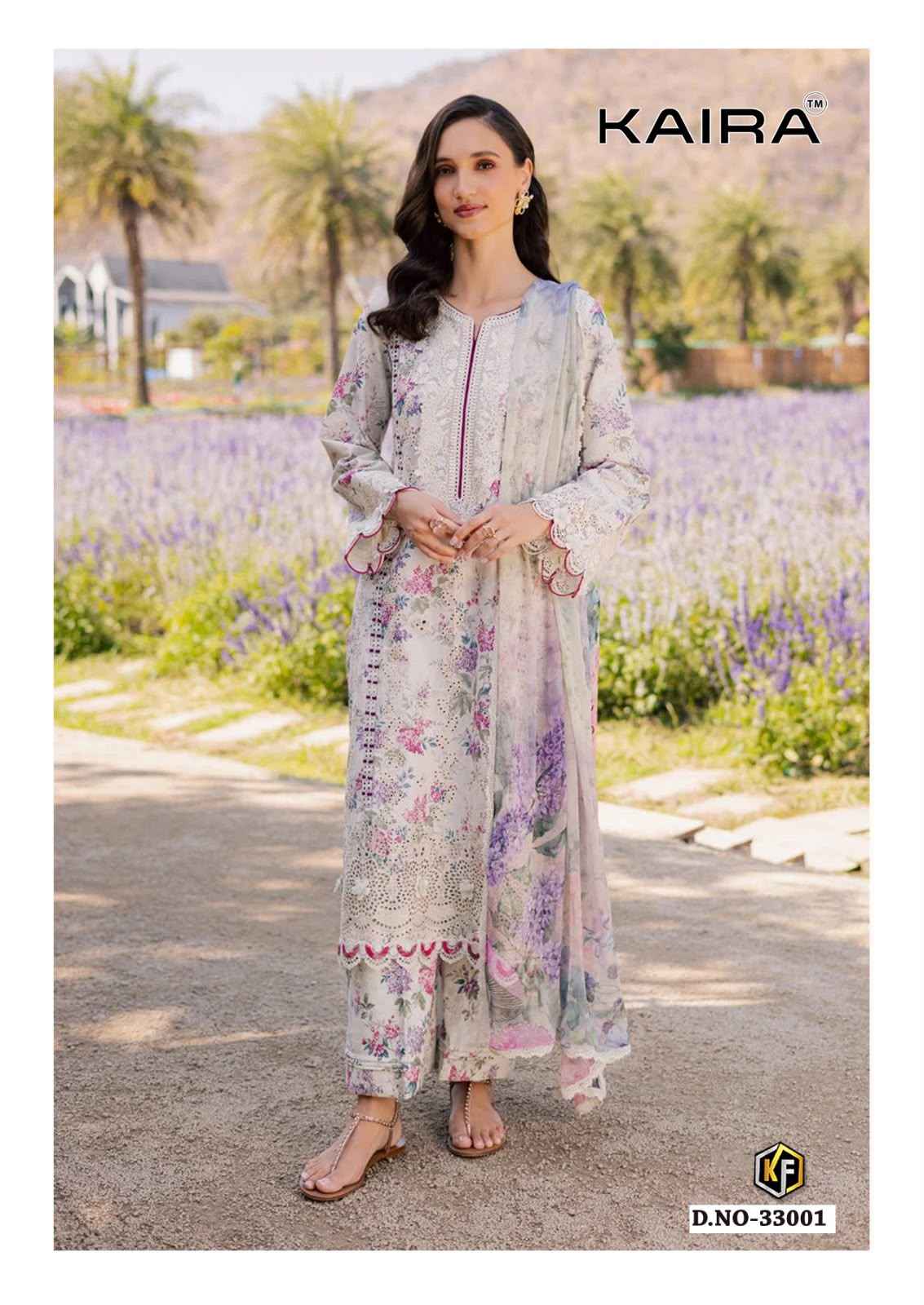 Keval Fab Kaira Vol 33 Lawn Cotton Dress Material 6 pcs Catalogue