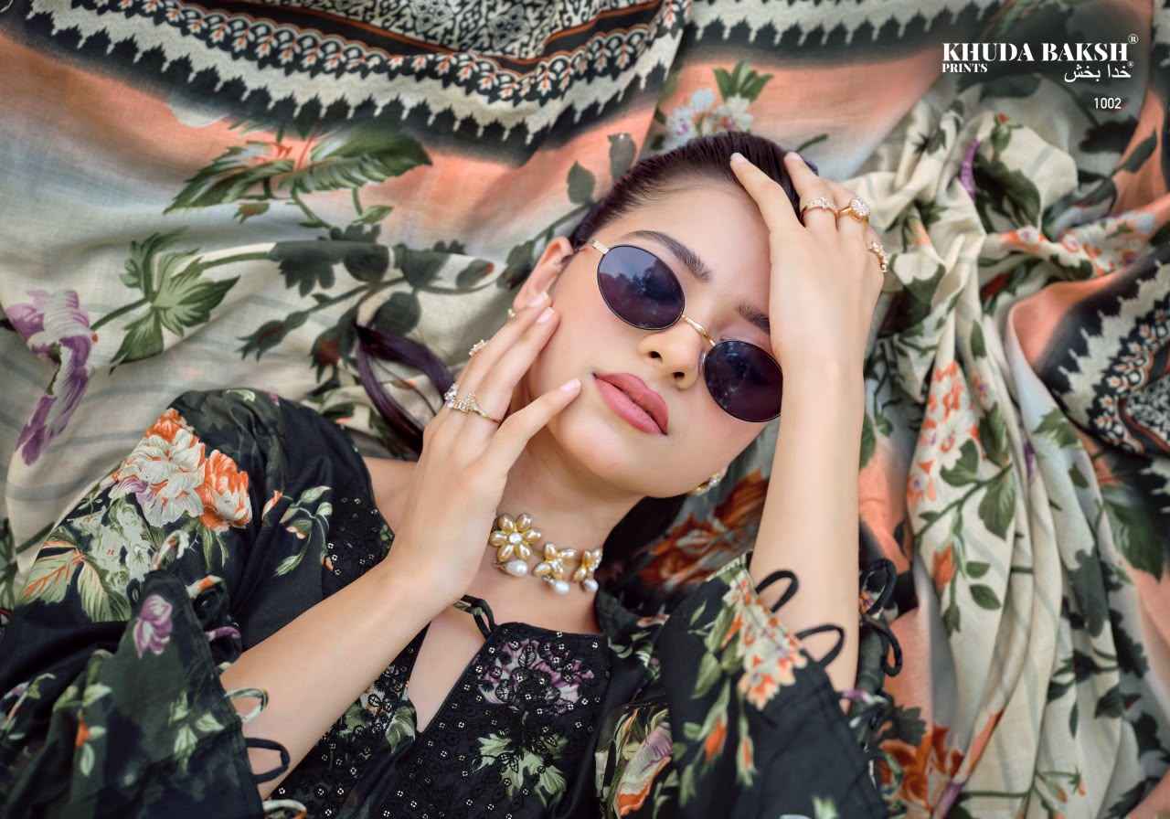 Khuda Baksh Prints Humdum Vol 3 Lawn Dress Material 9 pcs Cataloge