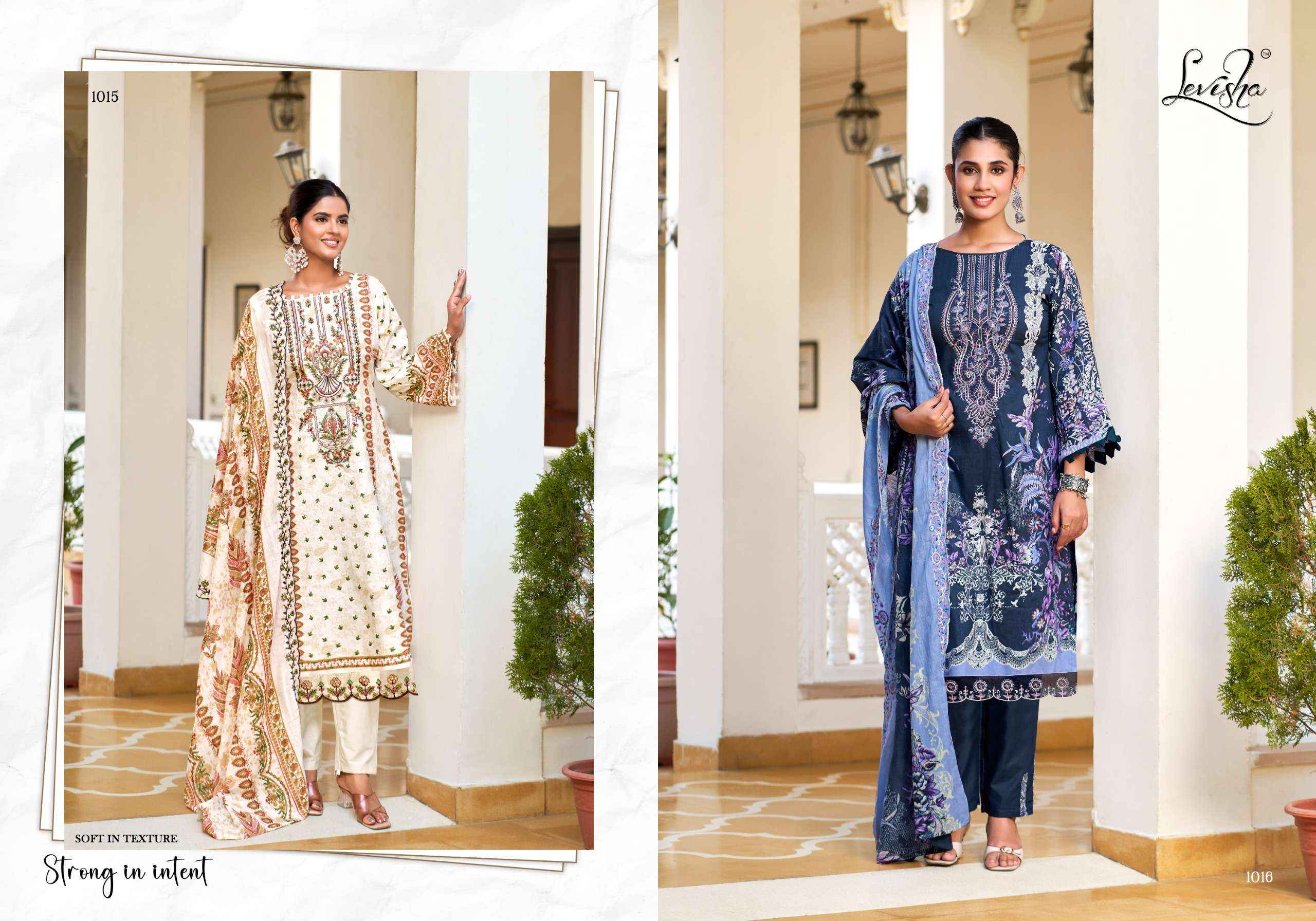 Levisha Mehfuz Nx Lawn Cotton Dress Material 8 pcs Catalogue