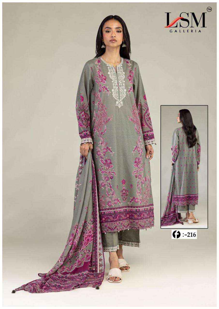 LSM Galleria Firdous Queen Lawn Vol 21 Lawn Cotton Dress Material 6 pcs Catalogue