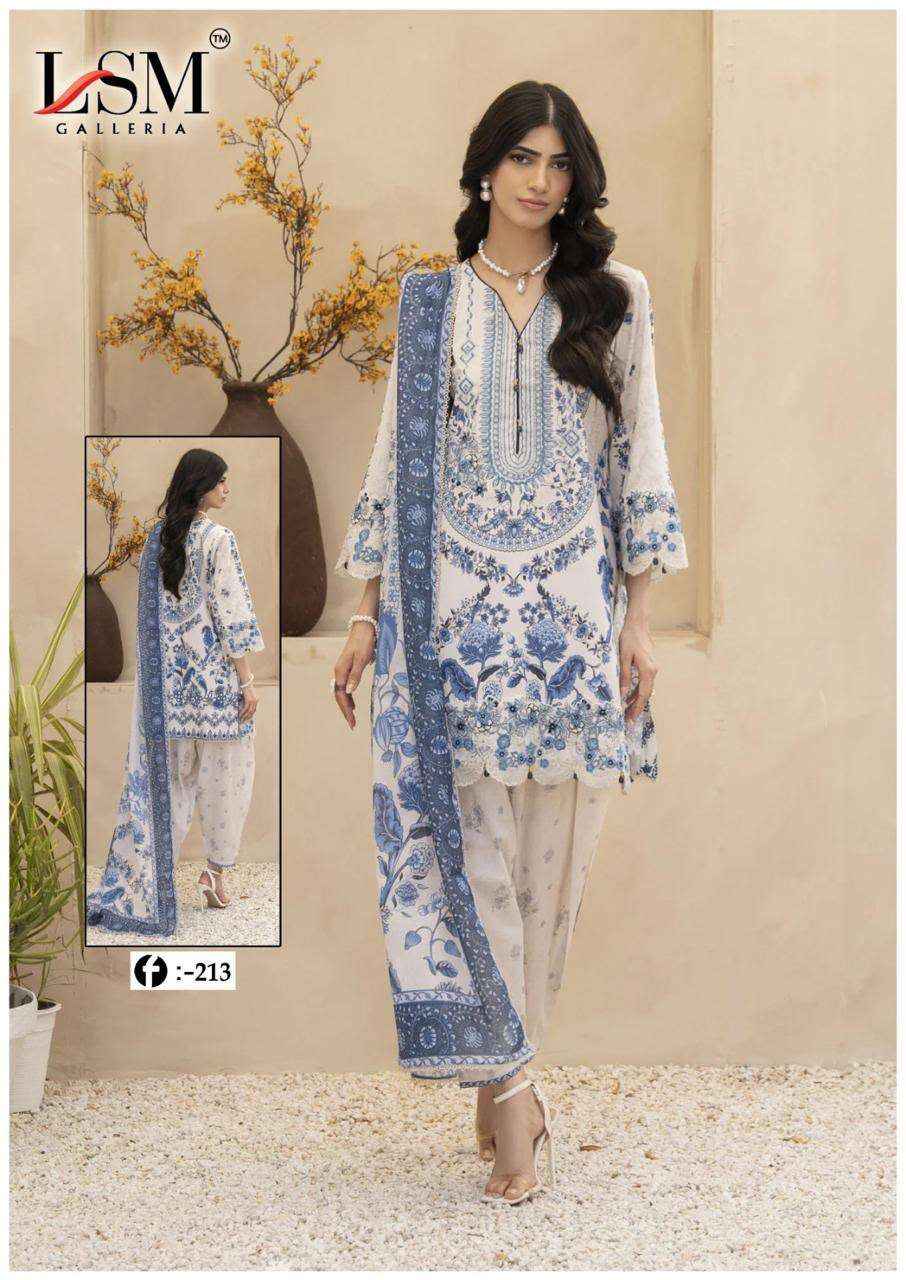 LSM Galleria Firdous Queen Lawn Vol 21 Lawn Cotton Dress Material 6 pcs Catalogue