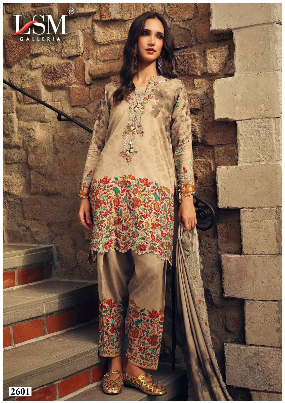 LSM Galleria Parian Dream Vol 26 Cotton Dress Material 6 pcs Catalogue