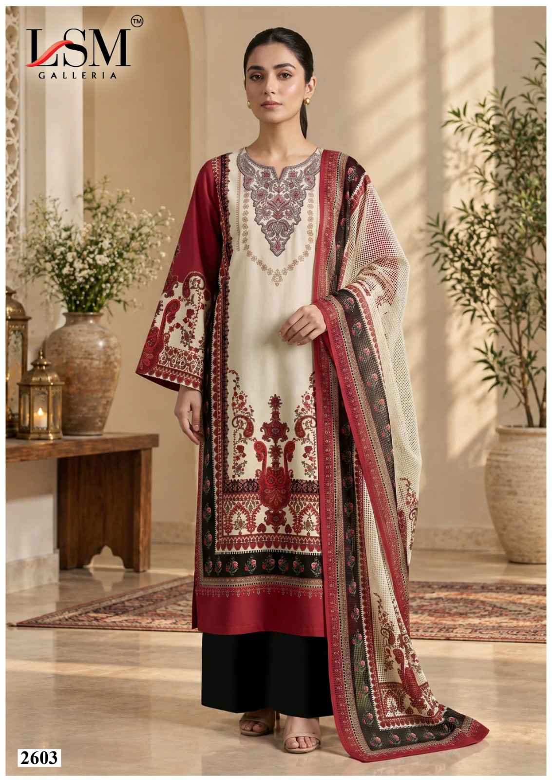 LSM Galleria Parian Dream Vol 26 Cotton Dress Material 6 pcs Catalogue
