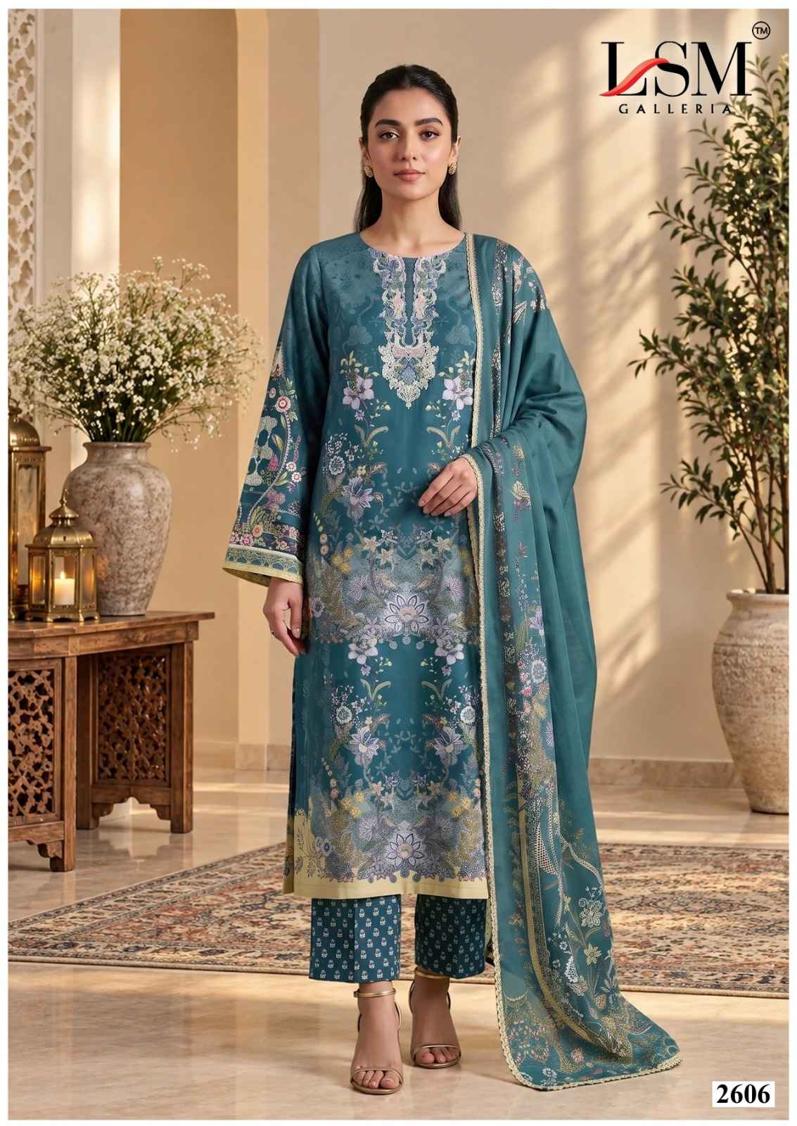 LSM Galleria Parian Dream Vol 26 Cotton Dress Material 6 pcs Catalogue