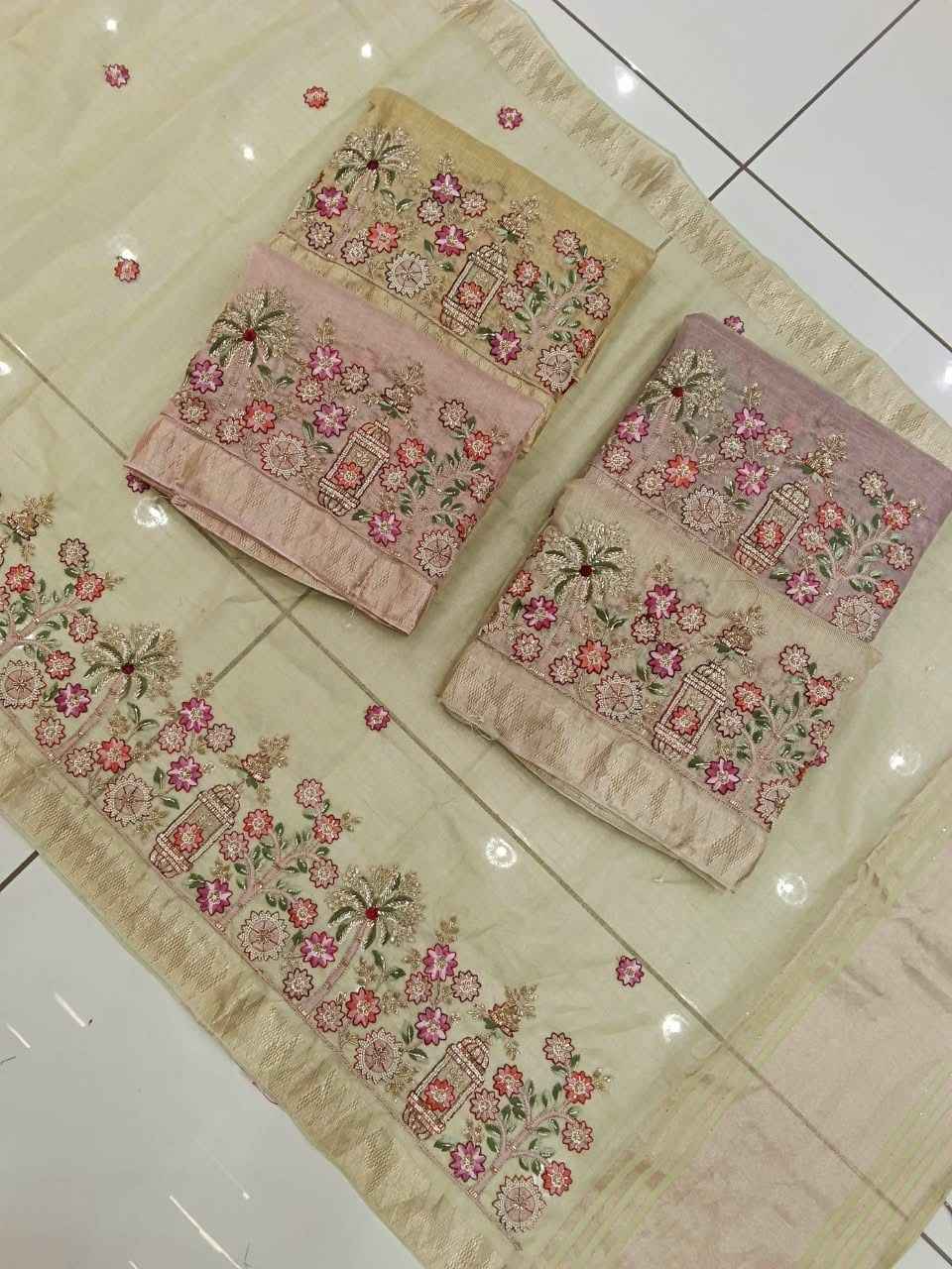 LT Fabrics Viona Vol 1 Kora Silk Saree 6 pcs Catalogue