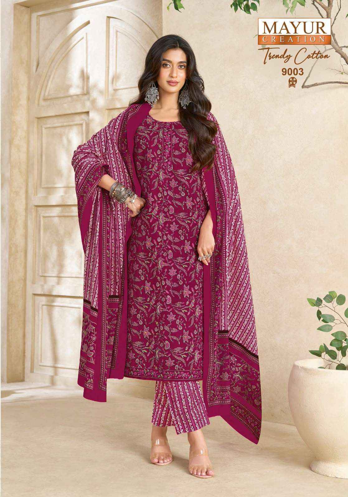 Mayur Creation Trendy Cotton Vol 9 Cotton Dress Material 10 pcs Catalogue