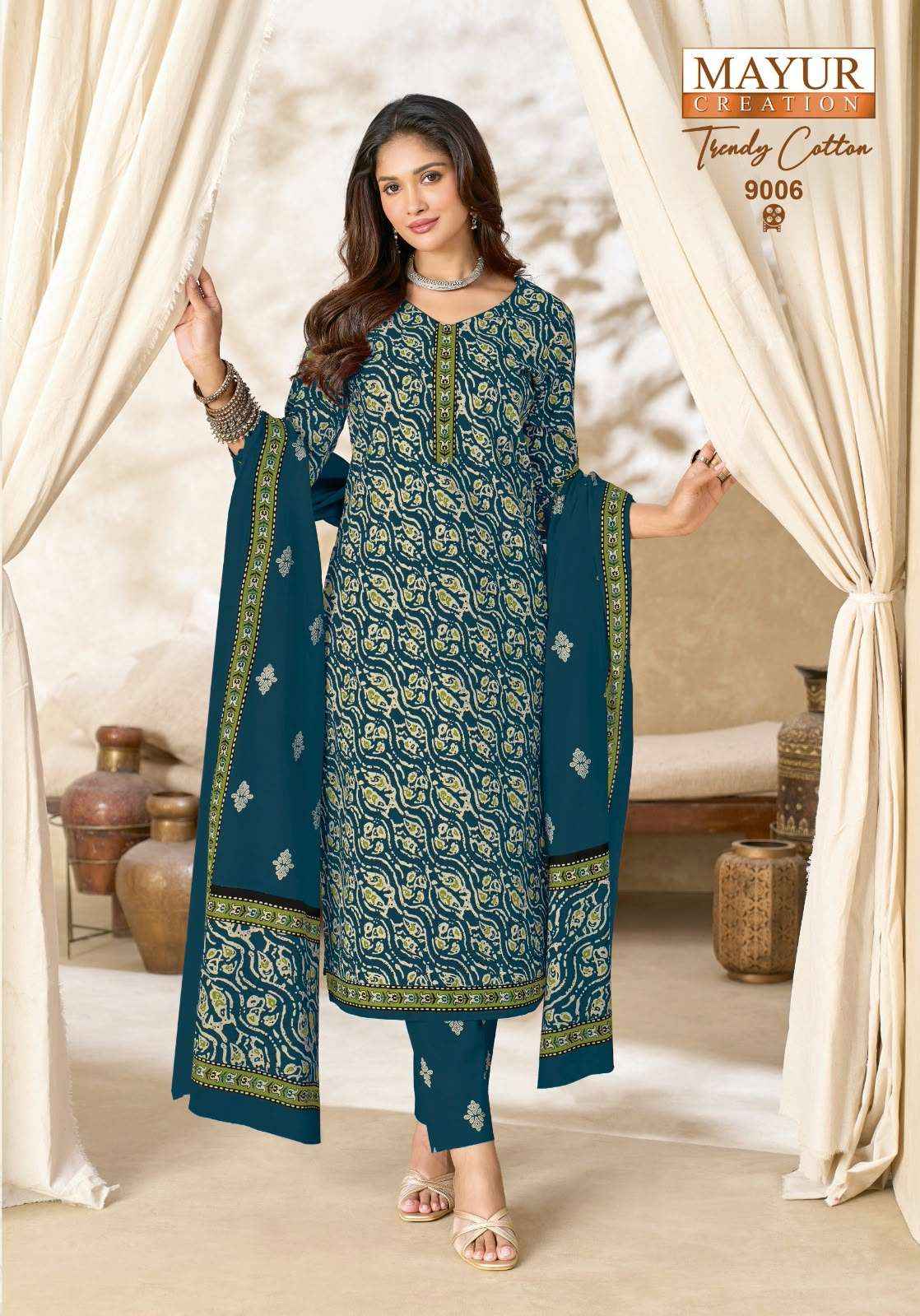 Mayur Creation Trendy Cotton Vol 9 Cotton Dress Material 10 pcs Catalogue