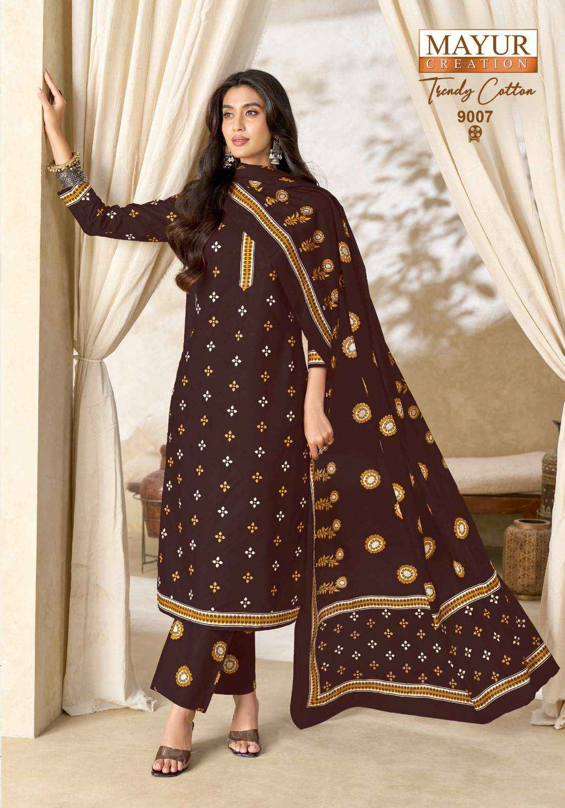 Mayur Creation Trendy Cotton Vol 9 Cotton Dress Material 10 pcs Catalogue