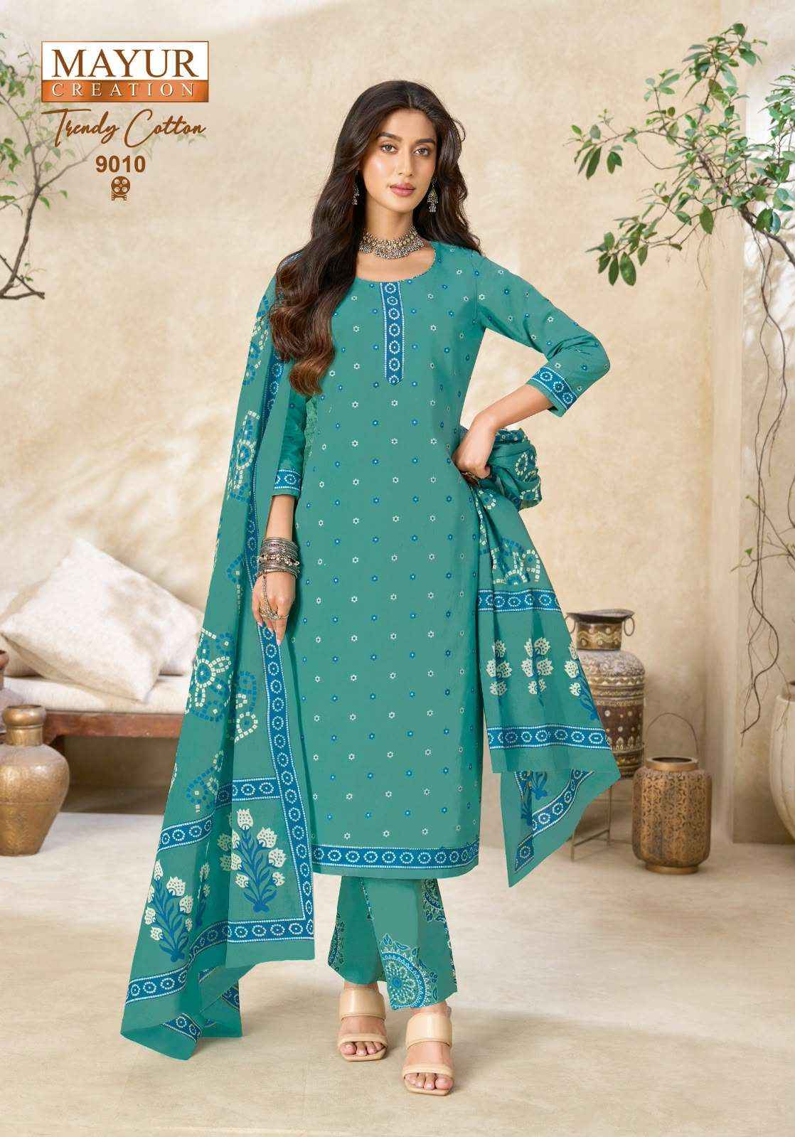 Mayur Creation Trendy Cotton Vol 9 Cotton Dress Material 10 pcs Catalogue