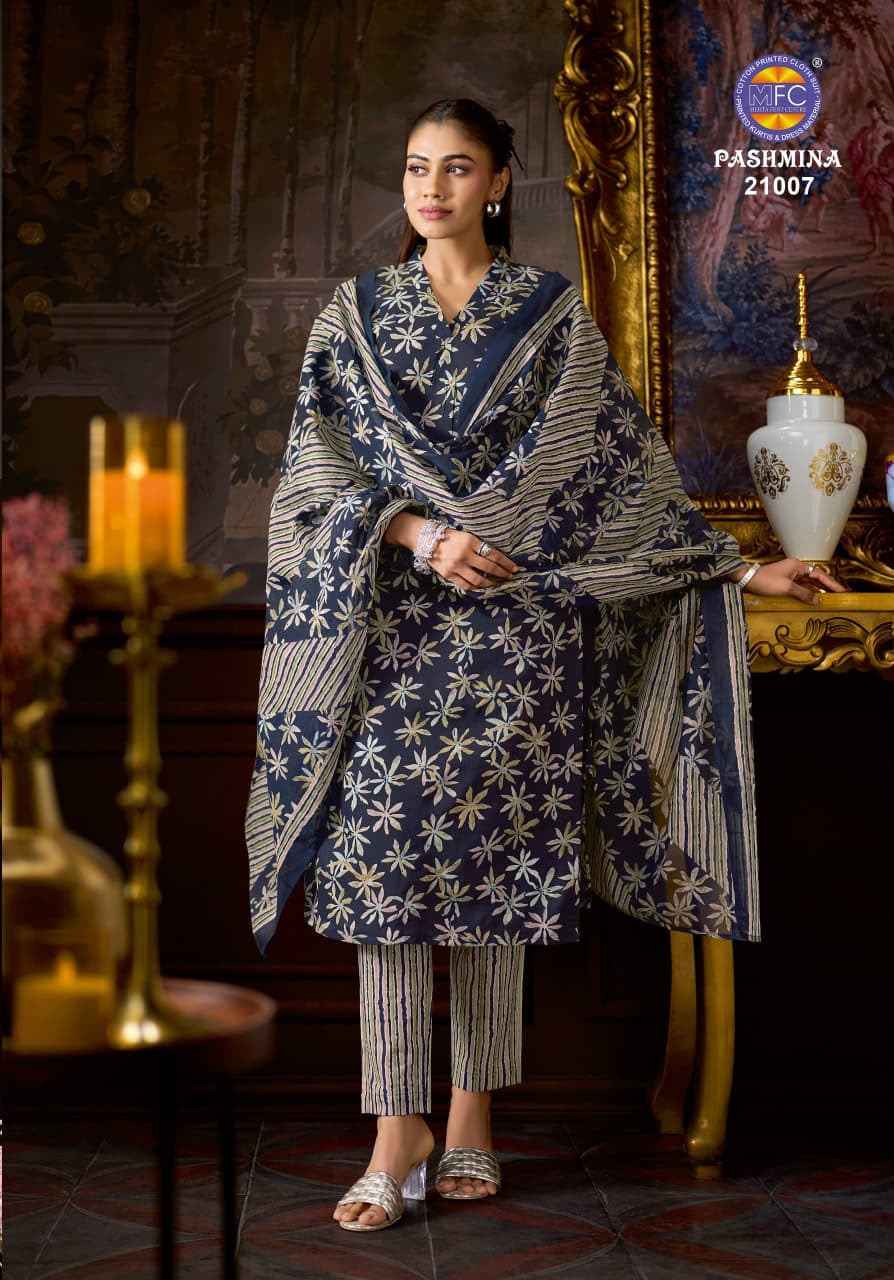 MFC Pashmina Vol 21 Cotton Dress Material 12 pcs Catalogue