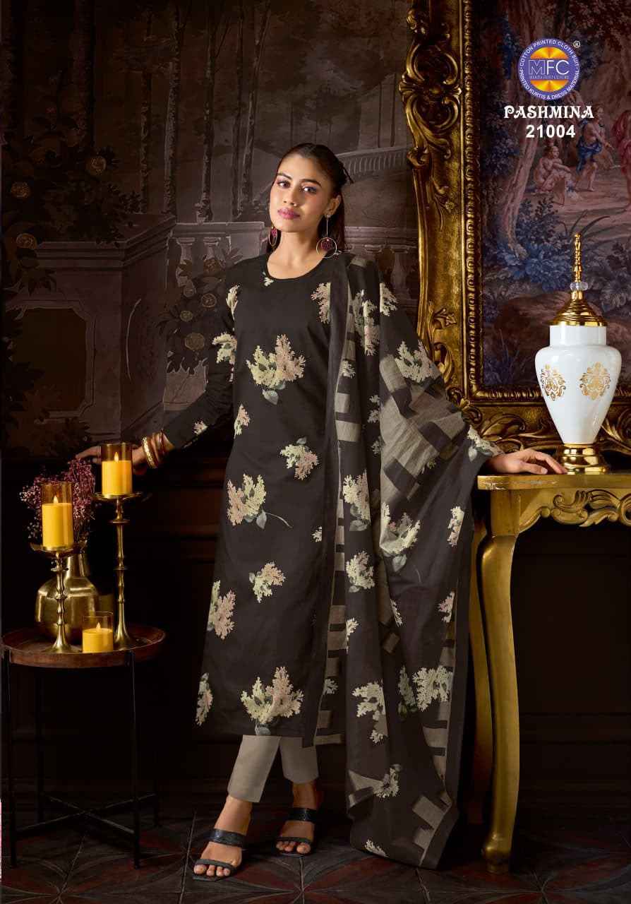 MFC Pashmina Vol 21 Cotton Dress Material 12 pcs Catalogue