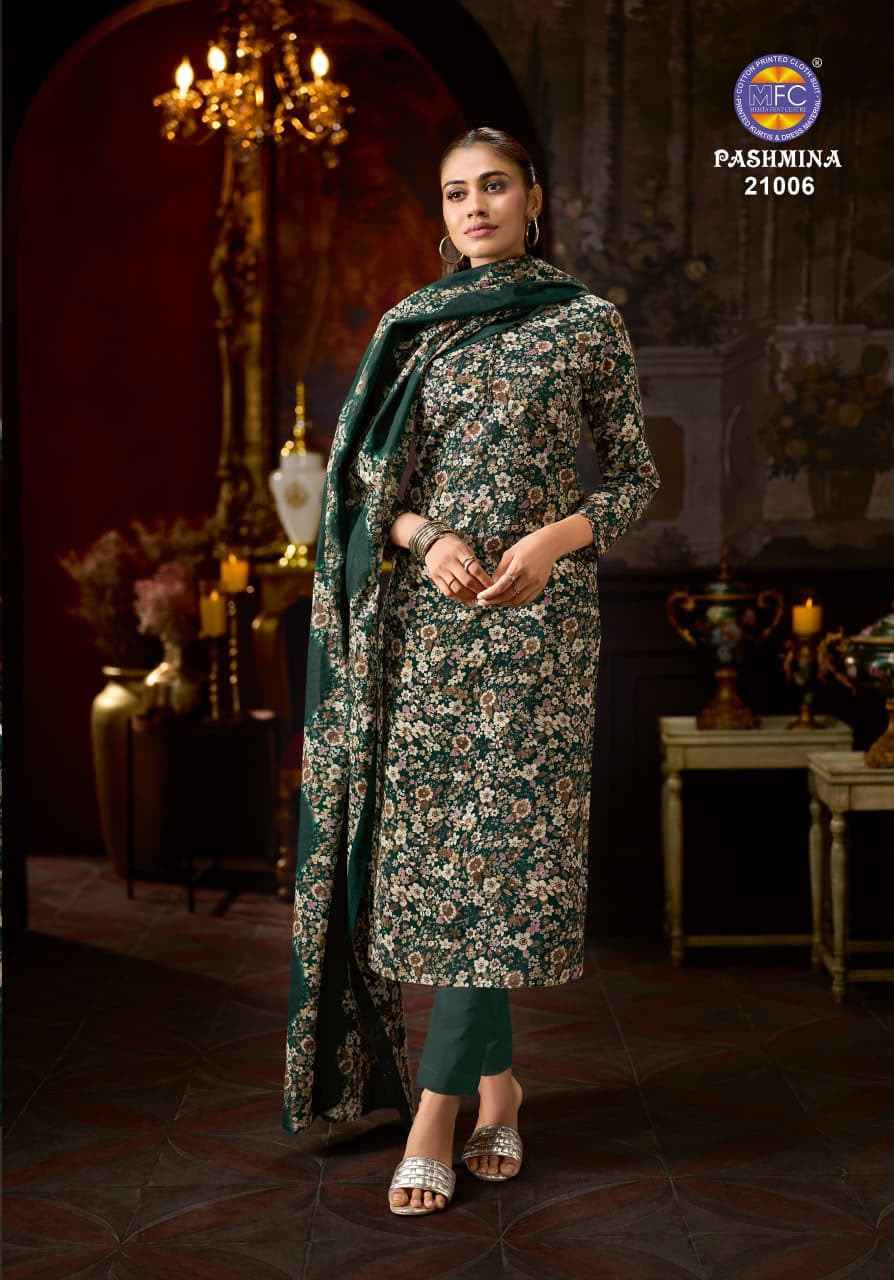 MFC Pashmina Vol 21 Cotton Dress Material 12 pcs Catalogue
