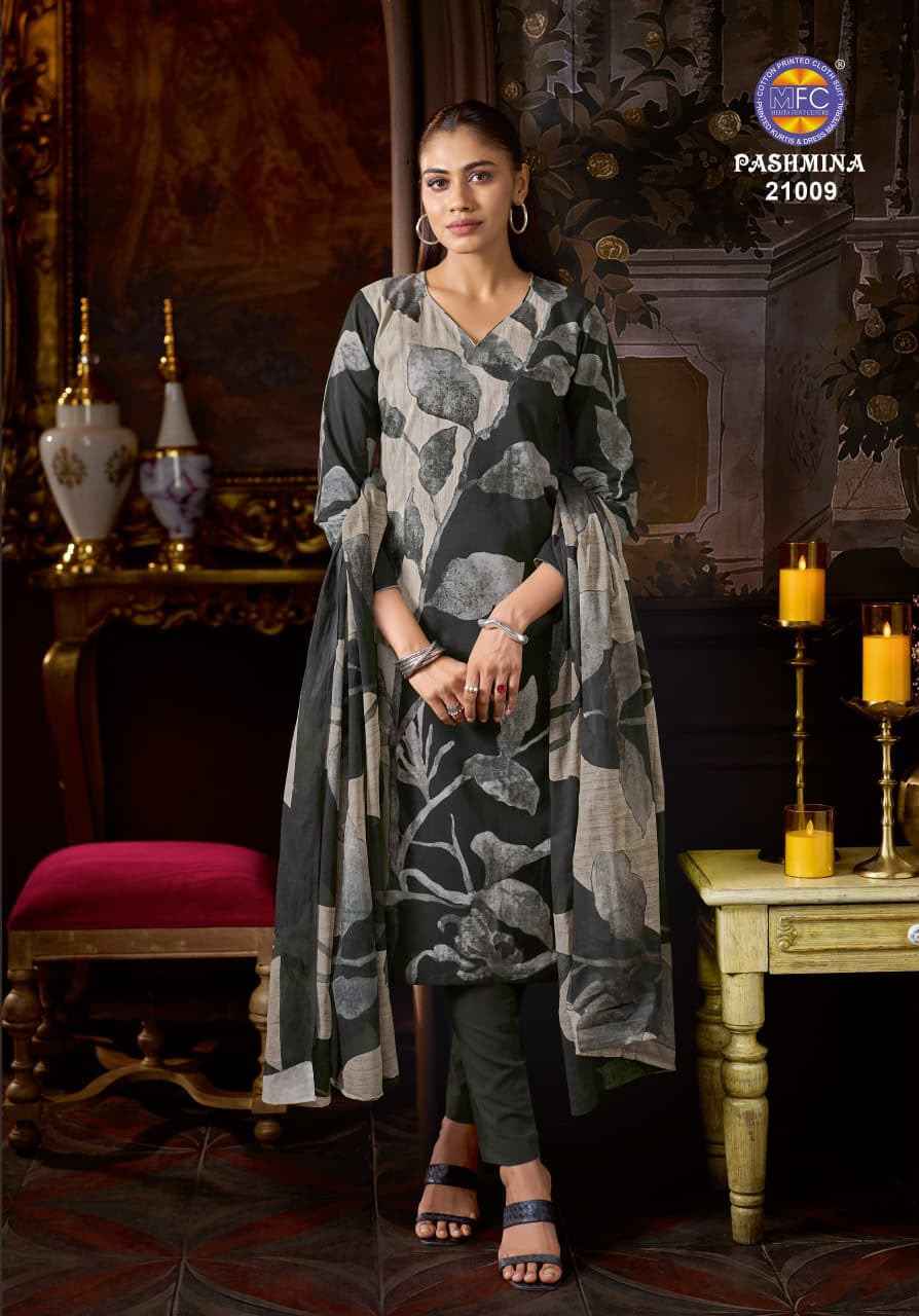MFC Pashmina Vol 21 Cotton Dress Material 12 pcs Catalogue