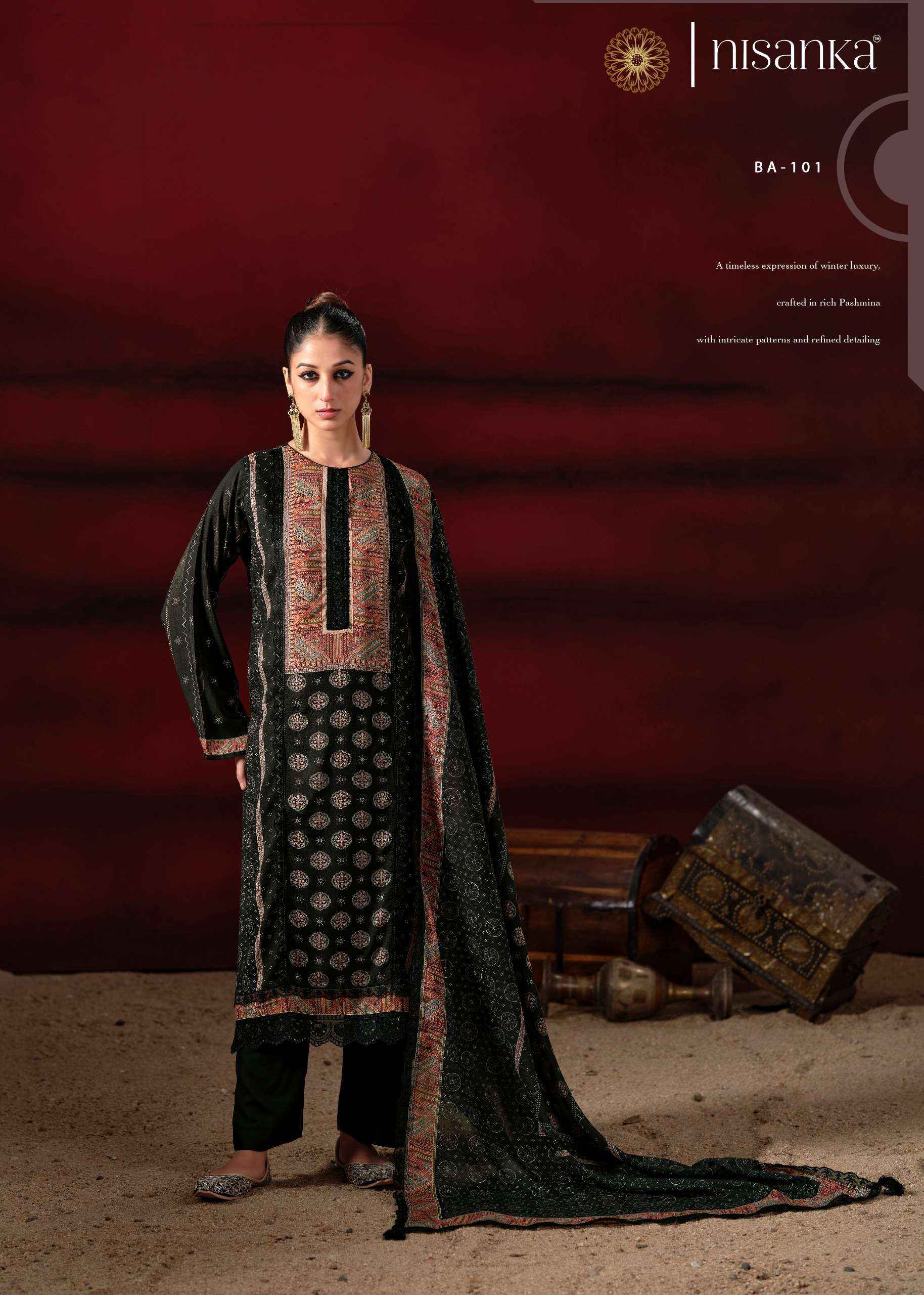 Nisanka Bagh Vol 7 Viscose Dress Material 4 pcs Catalogue
