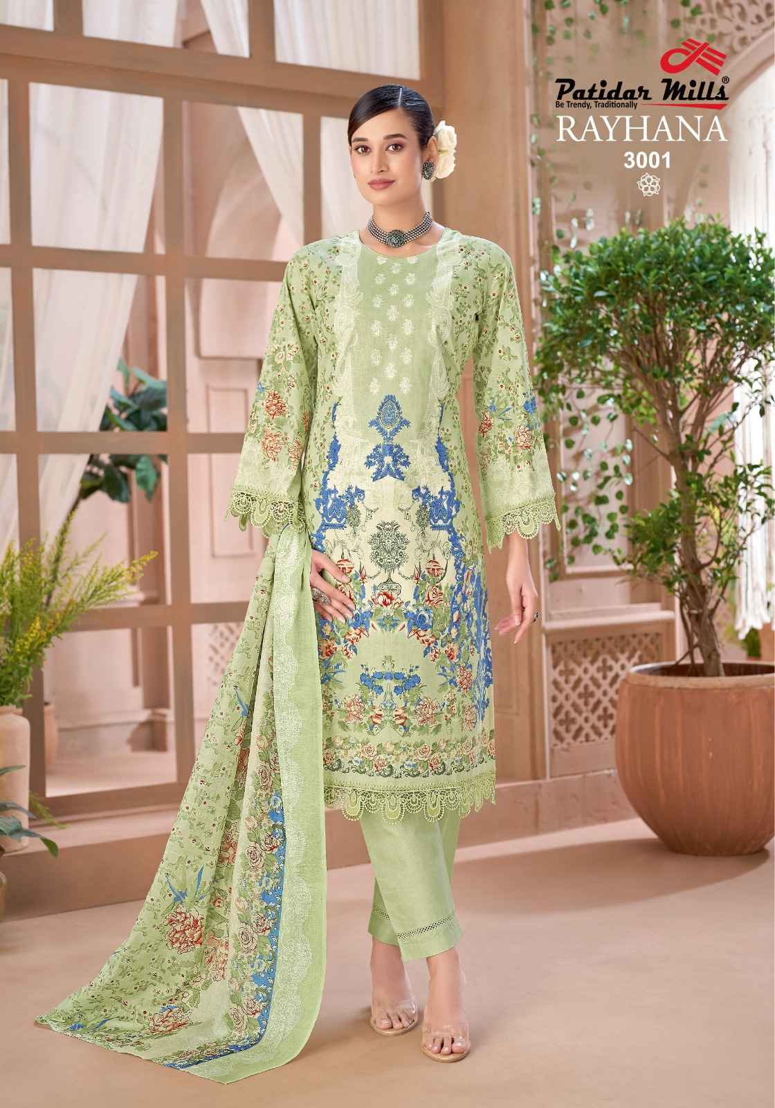 Patidar Mills Rayhana Vol 3 Cotton Dress Material 8 pcs Catalogue