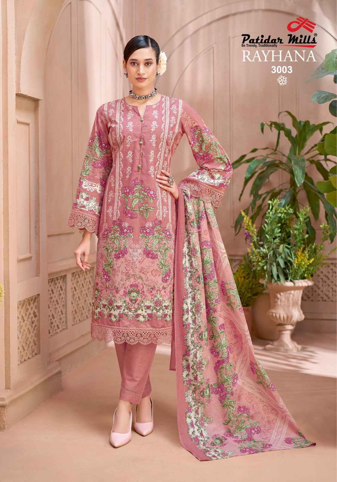 Patidar Mills Rayhana Vol 3 Cotton Dress Material 8 pcs Catalogue
