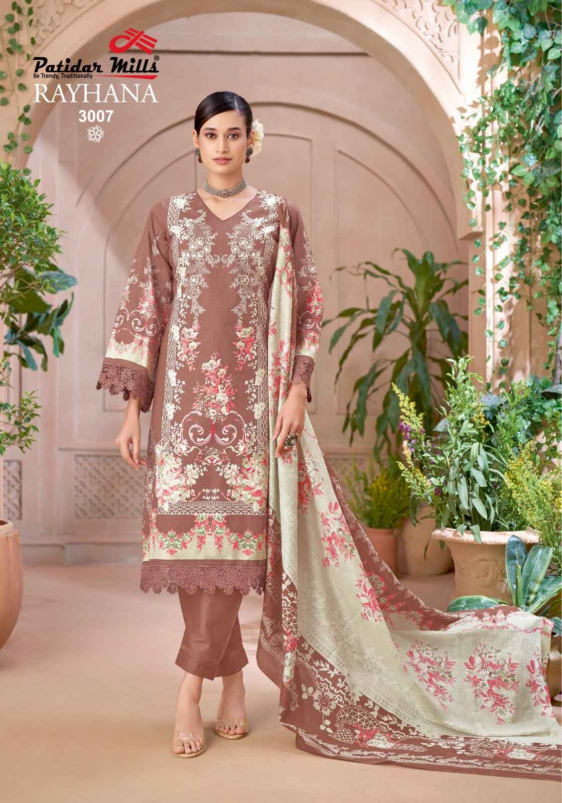Patidar Mills Rayhana Vol 3 Cotton Dress Material 8 pcs Catalogue