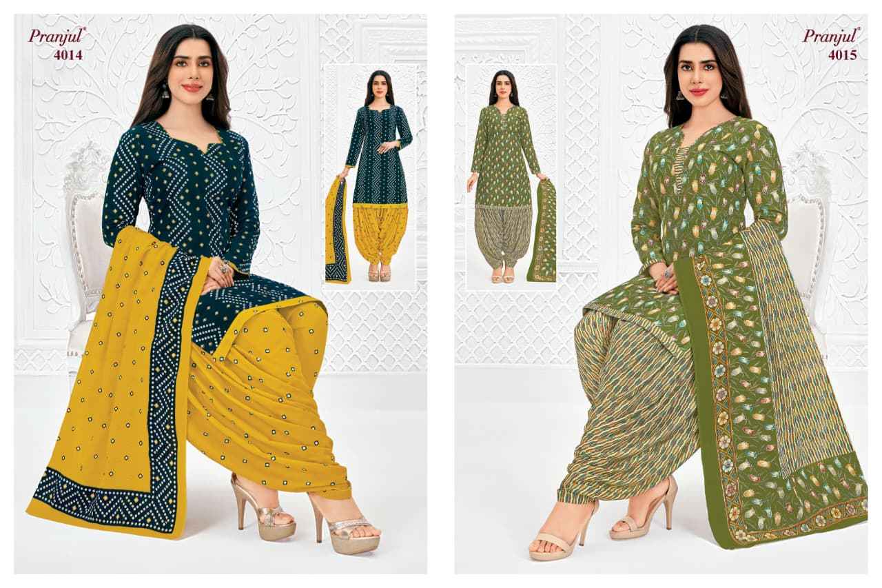 Pranjul Priyanshi Vol 40 Cotton Dress Material 36 pcs Catalogue