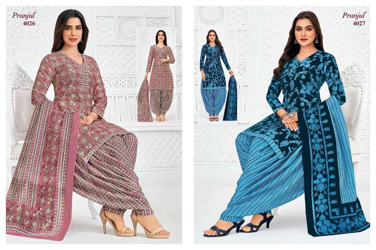 Pranjul Priyanshi Vol 40 Cotton Dress Material 36 pcs Catalogue