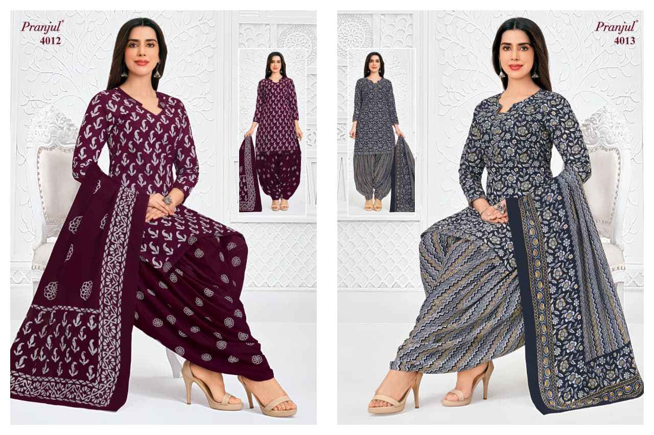 Pranjul Priyanshi Vol 40 Cotton Dress Material 36 pcs Catalogue