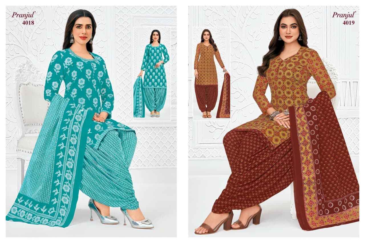 Pranjul Priyanshi Vol 40 Cotton Dress Material 36 pcs Catalogue