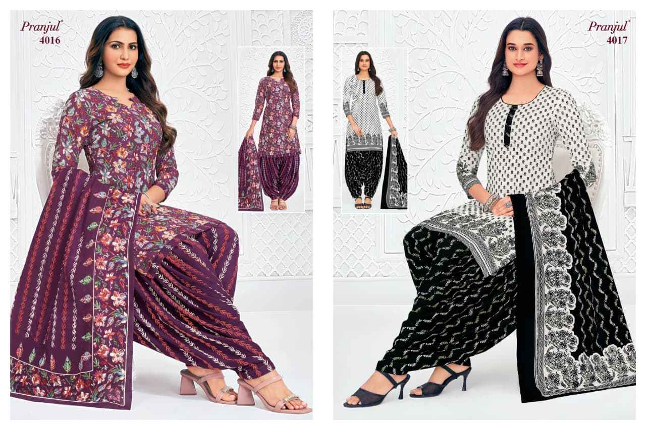 Pranjul Priyanshi Vol 40 Cotton Dress Material 36 pcs Catalogue