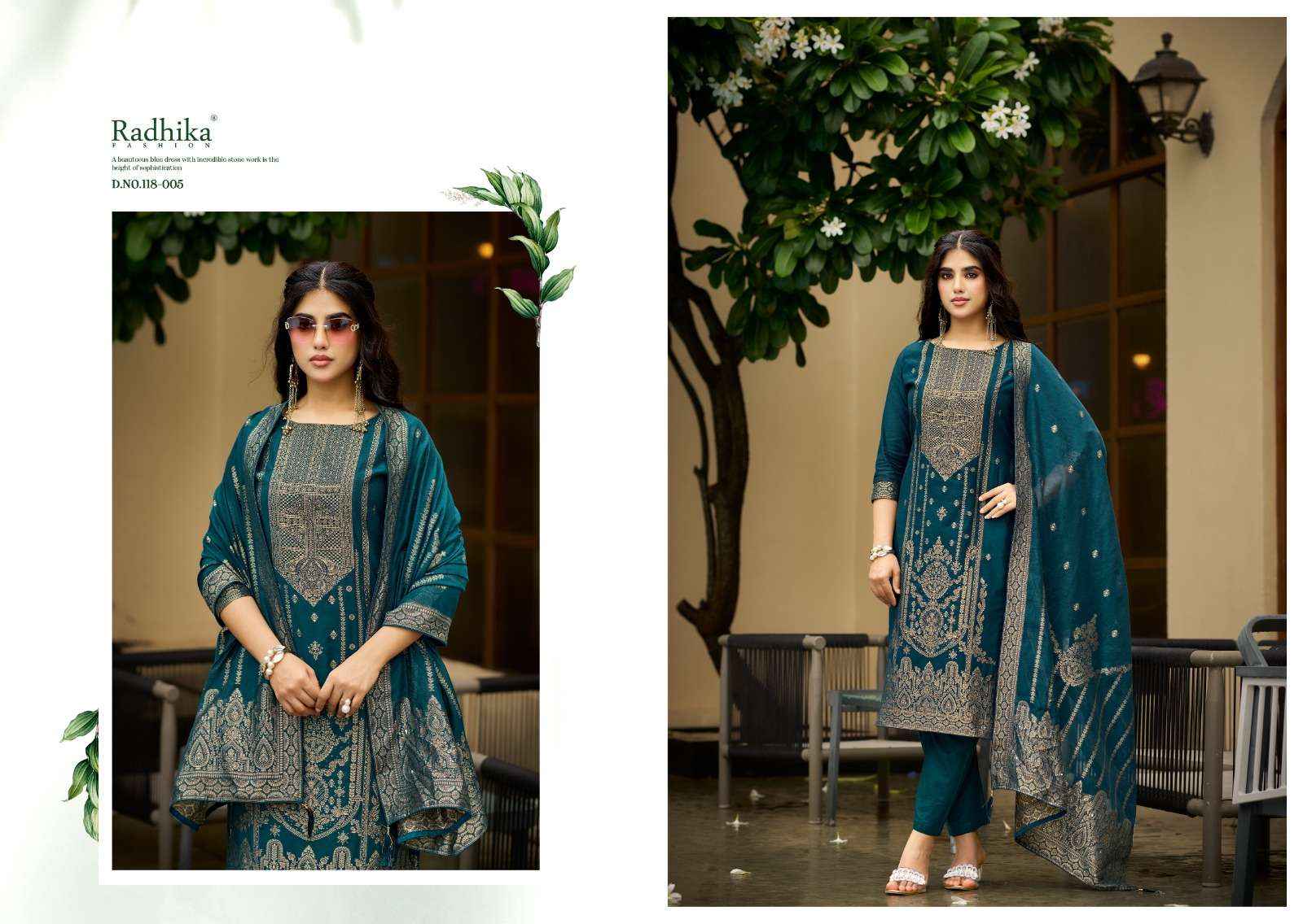 Radhika Fashion Azara Banarashi Adah Vol 15 Cotton Dress Material 6 pcs Catalogue