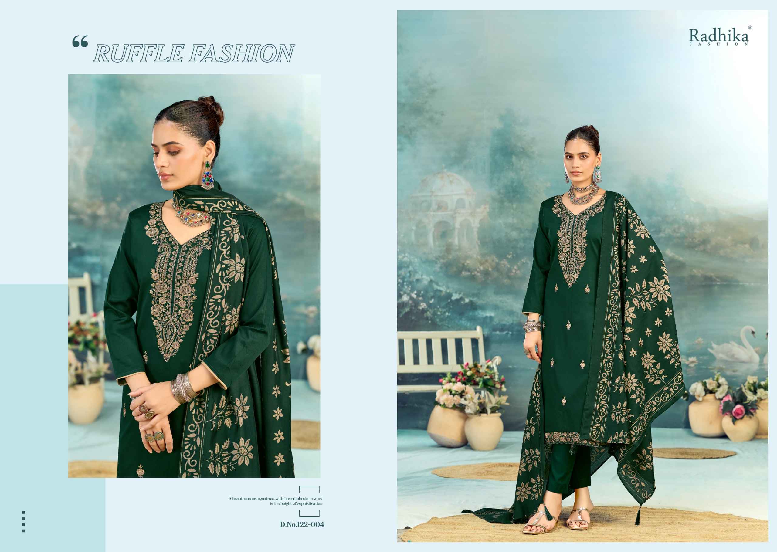 Radhika Fashion Azara Shafinaz Vol 3 Zam Cotton Dress Material 6 pcs Catalogue