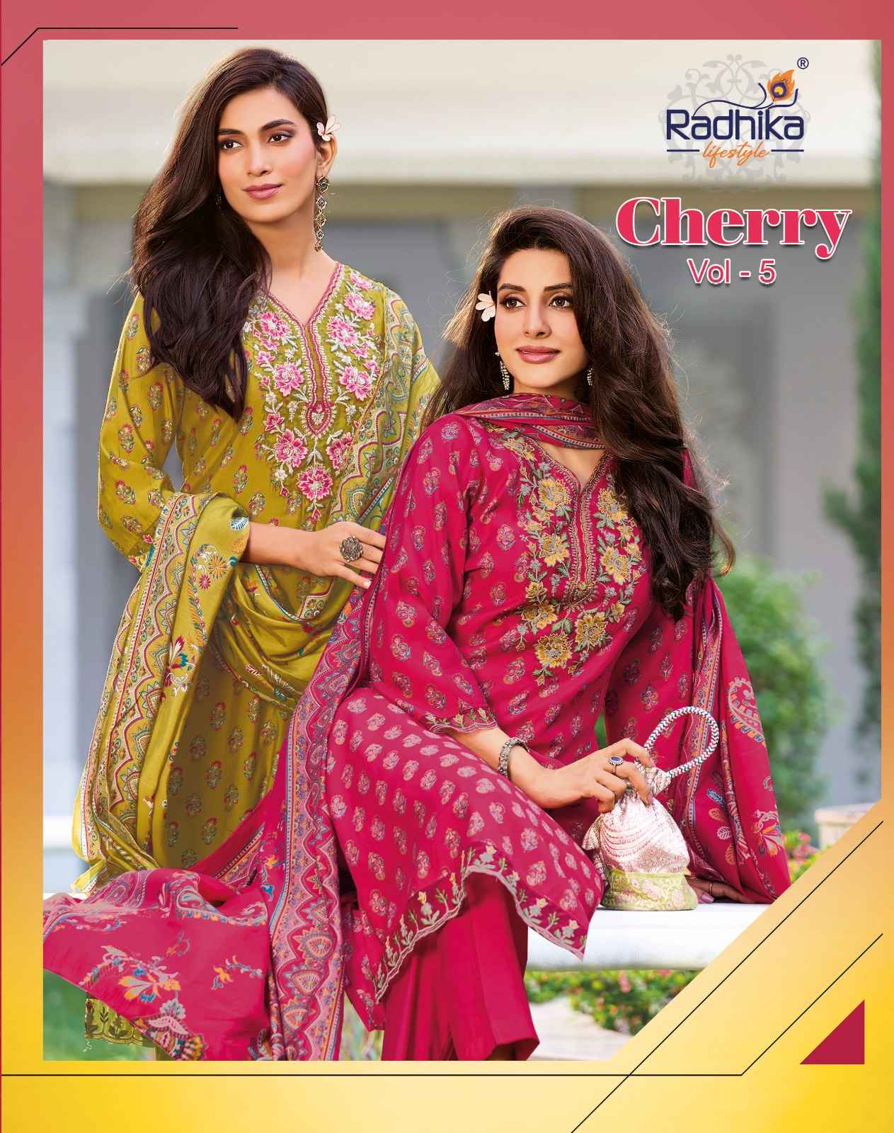 Radhika Lifestyle Cherry Vol 5 Modal Kurti Combo 8 pcs Catalogue