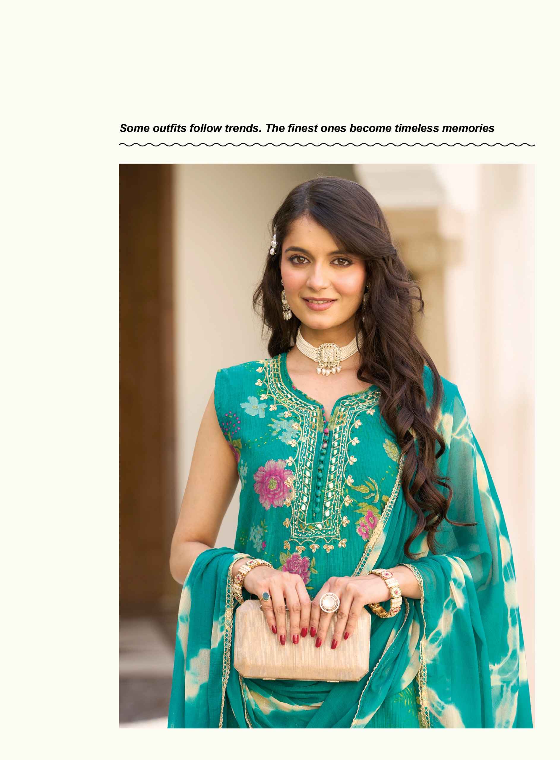Radhika Lifestyle Glam Look Vol 4 Milano Silk Kurti Combo 6 pcs Catalogue