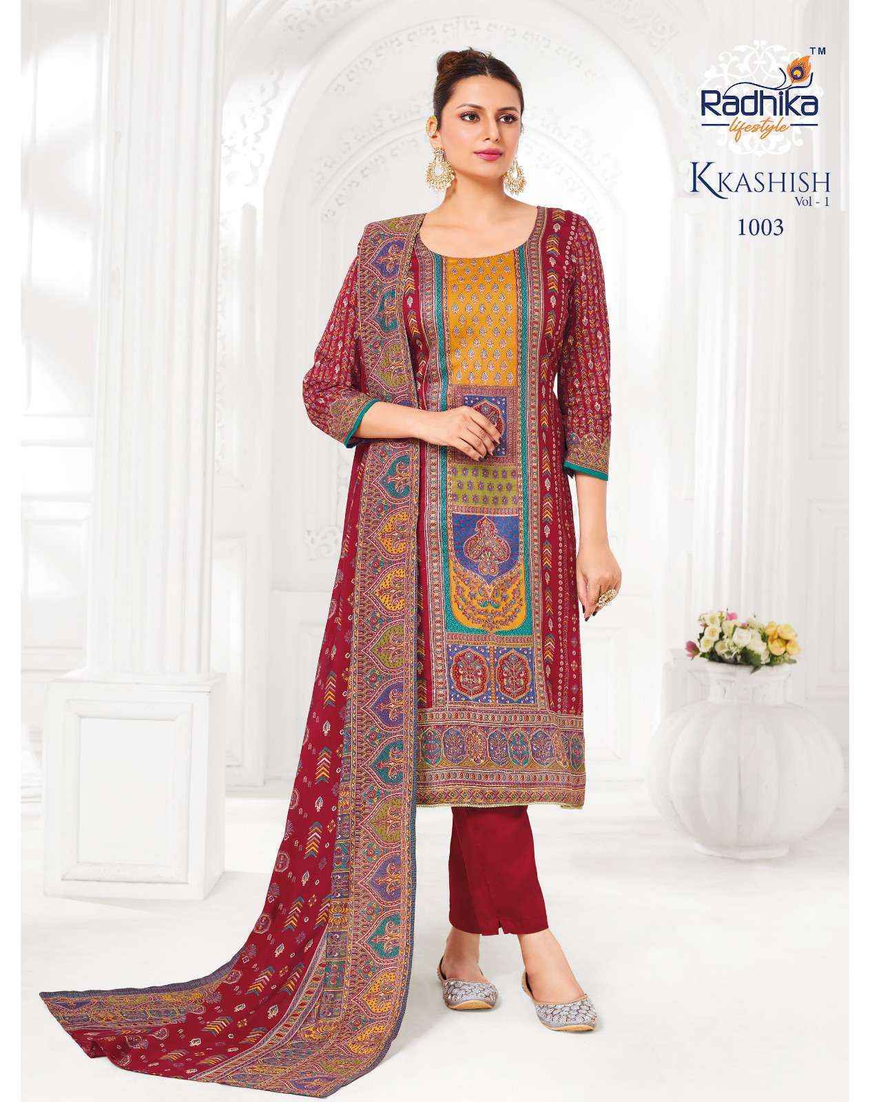 Radhika Lifestyle Kkashish Vol 2 Jam Cotton Kurti Combo 6 pcs Catalogue