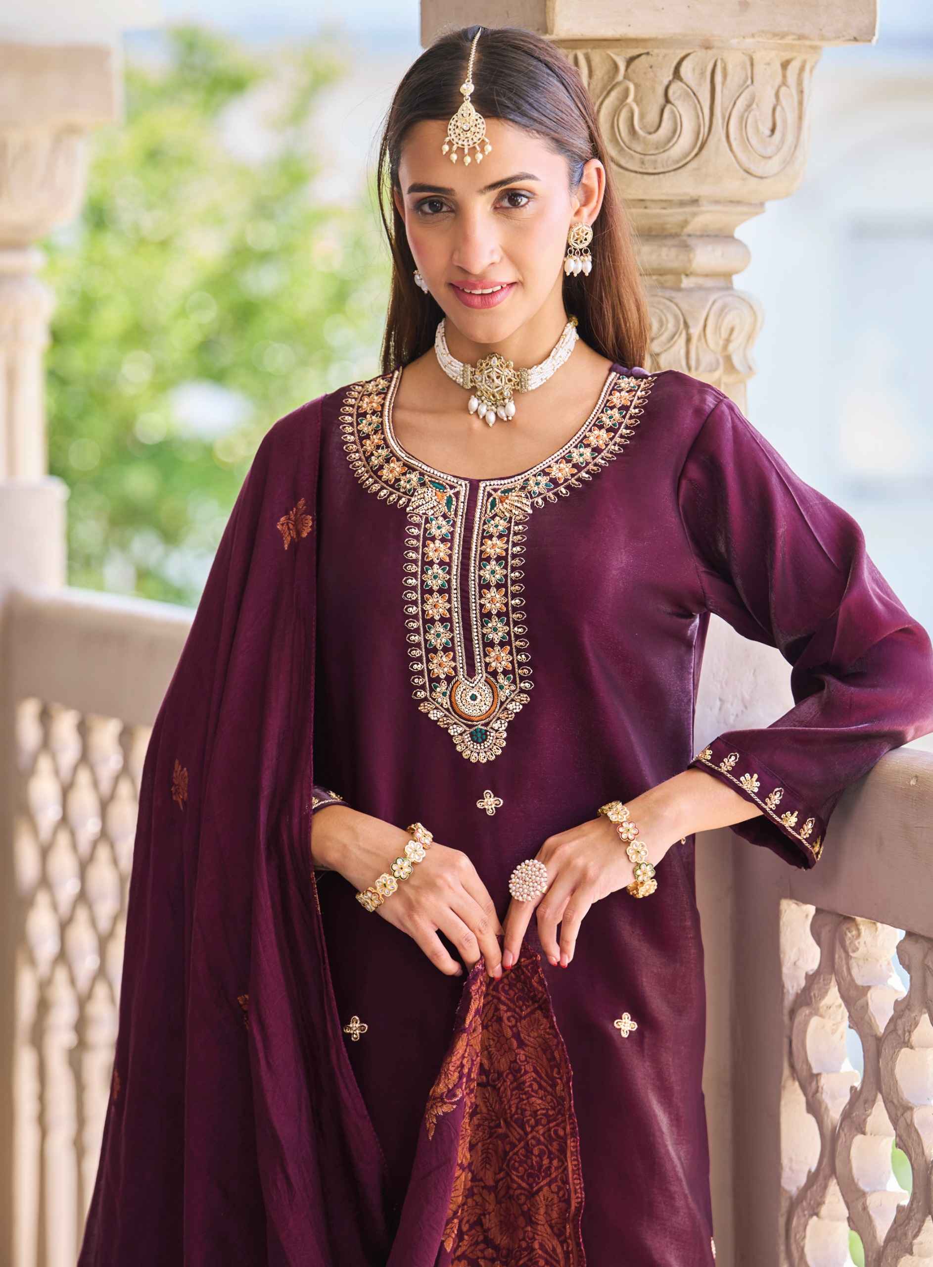 Radhika Lifestyle Priyanshi Vol 1 Roman Glass Silk Kurti Combo 6 pcs Catalogue