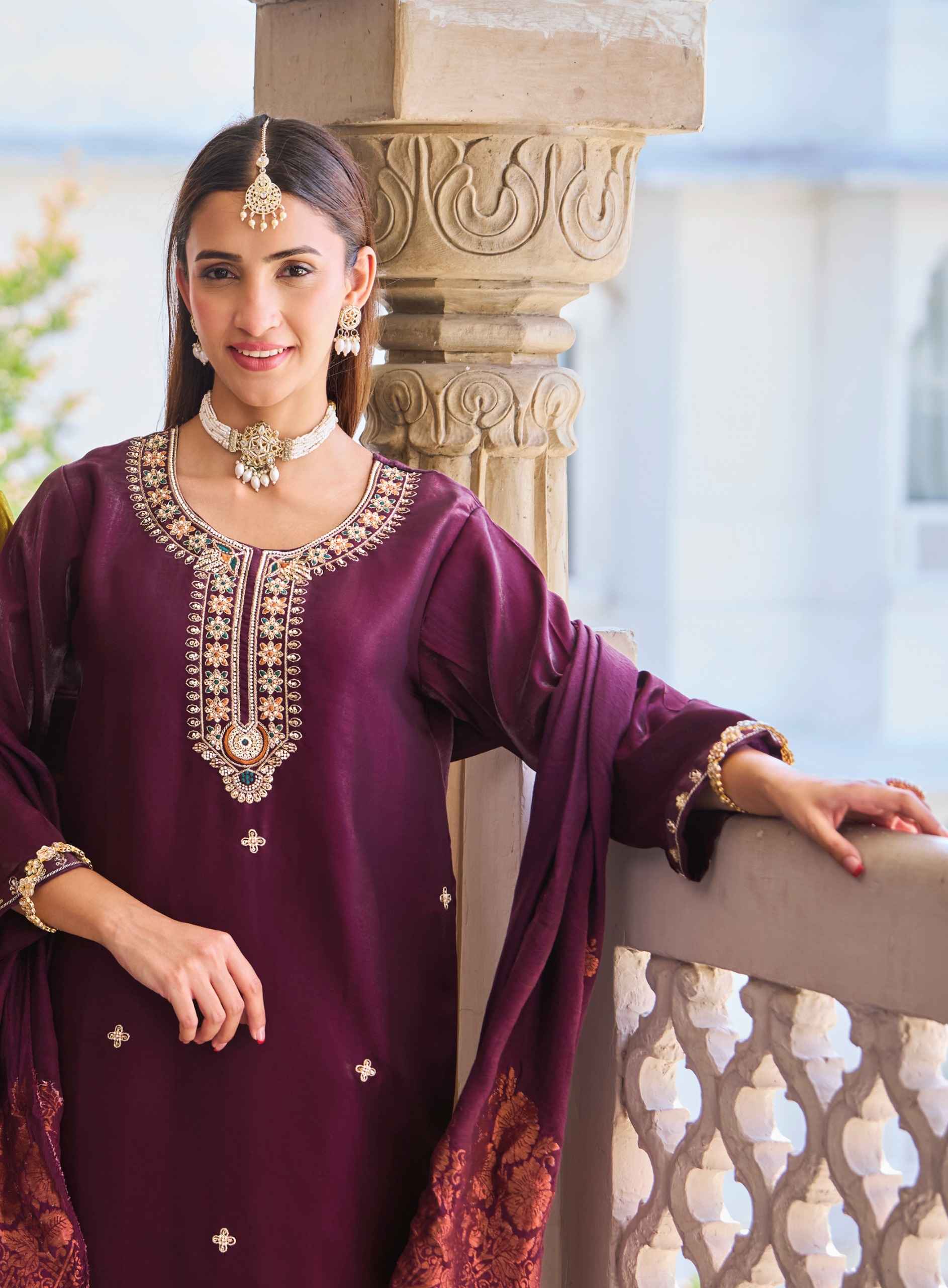 Radhika Lifestyle Priyanshi Vol 1 Roman Glass Silk Kurti Combo 6 pcs Catalogue
