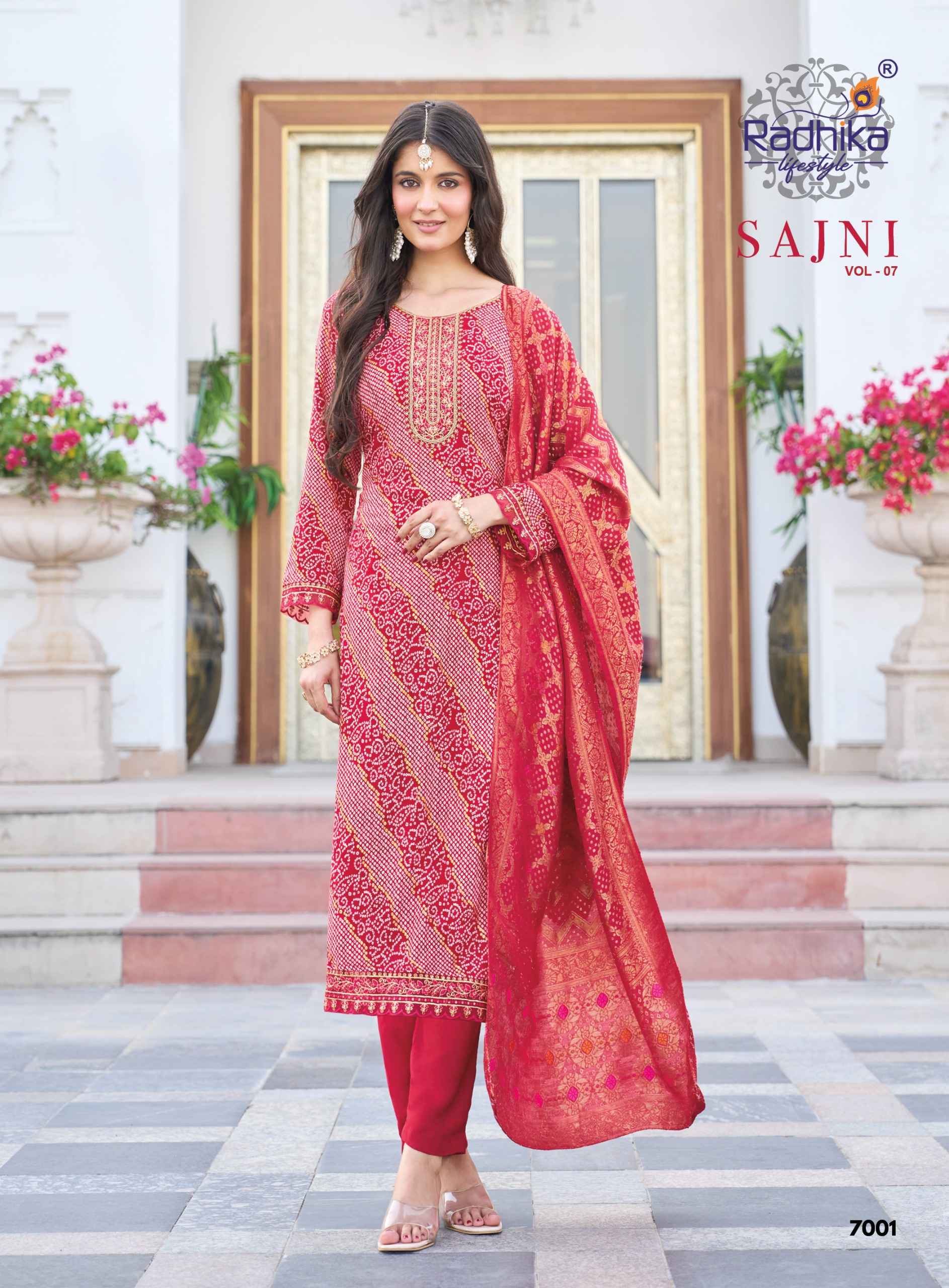 Radhika Lifestyle Sajni Vol 7 Rayon Kurti Comb 8 pcs Catalogue