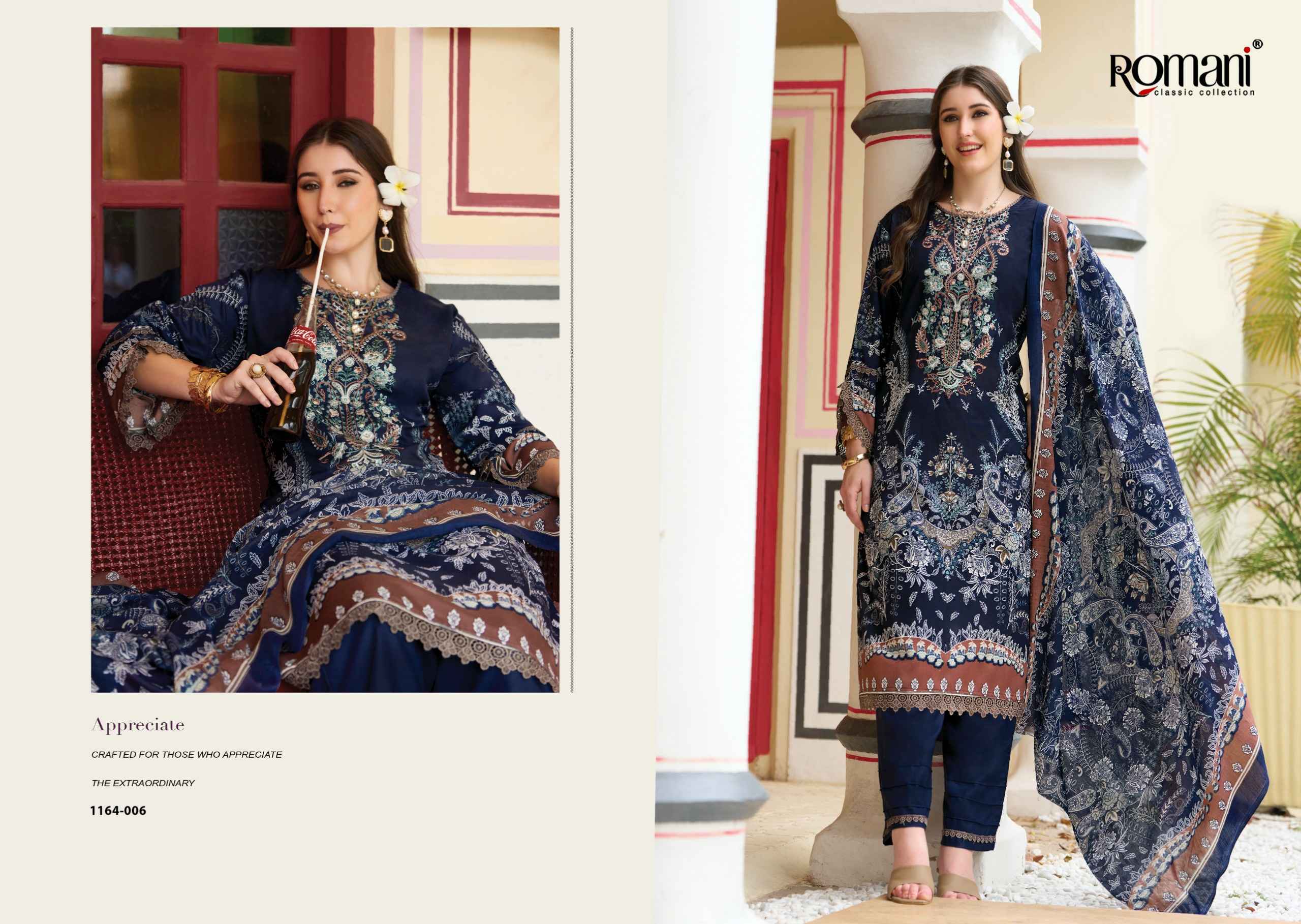 Romani Aarzu Vol 37 Cotton Dress Material 8 pcs Catalogue