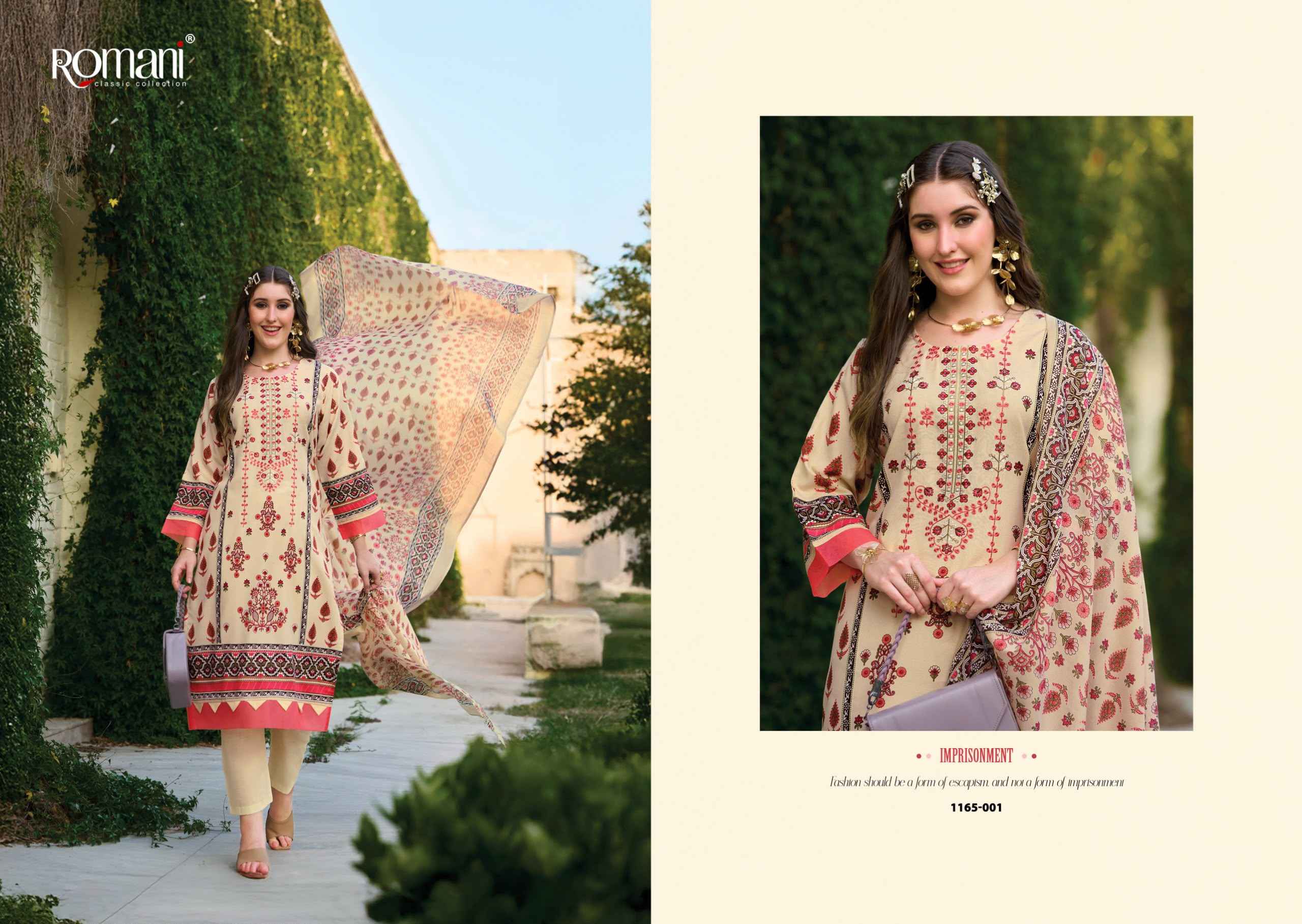 Romani Bin Kareem Vol 7 Cotton Dress Material 8 pcs Catalogue