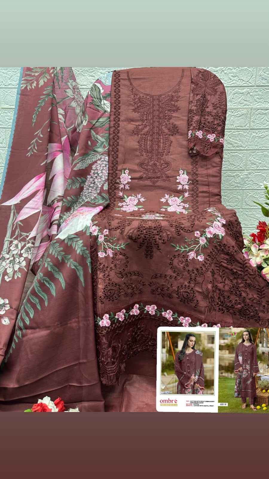 Saniya Trendz Ombre Vol 6 Cotton Dress Material 4 pcs Catalogue