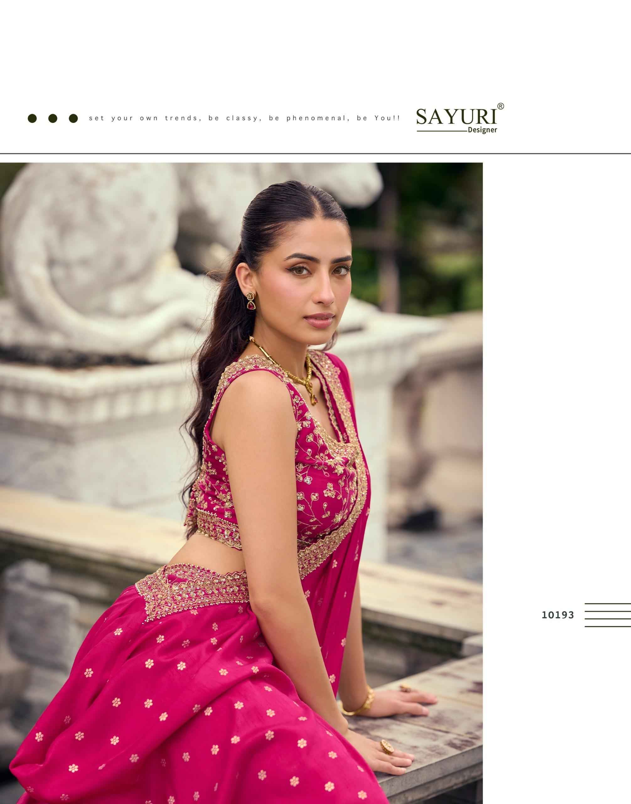 Sayuri Designer Pankudi Readymade Indo Weastern Viscose Jacquard Dress 3 pcs Catalogue