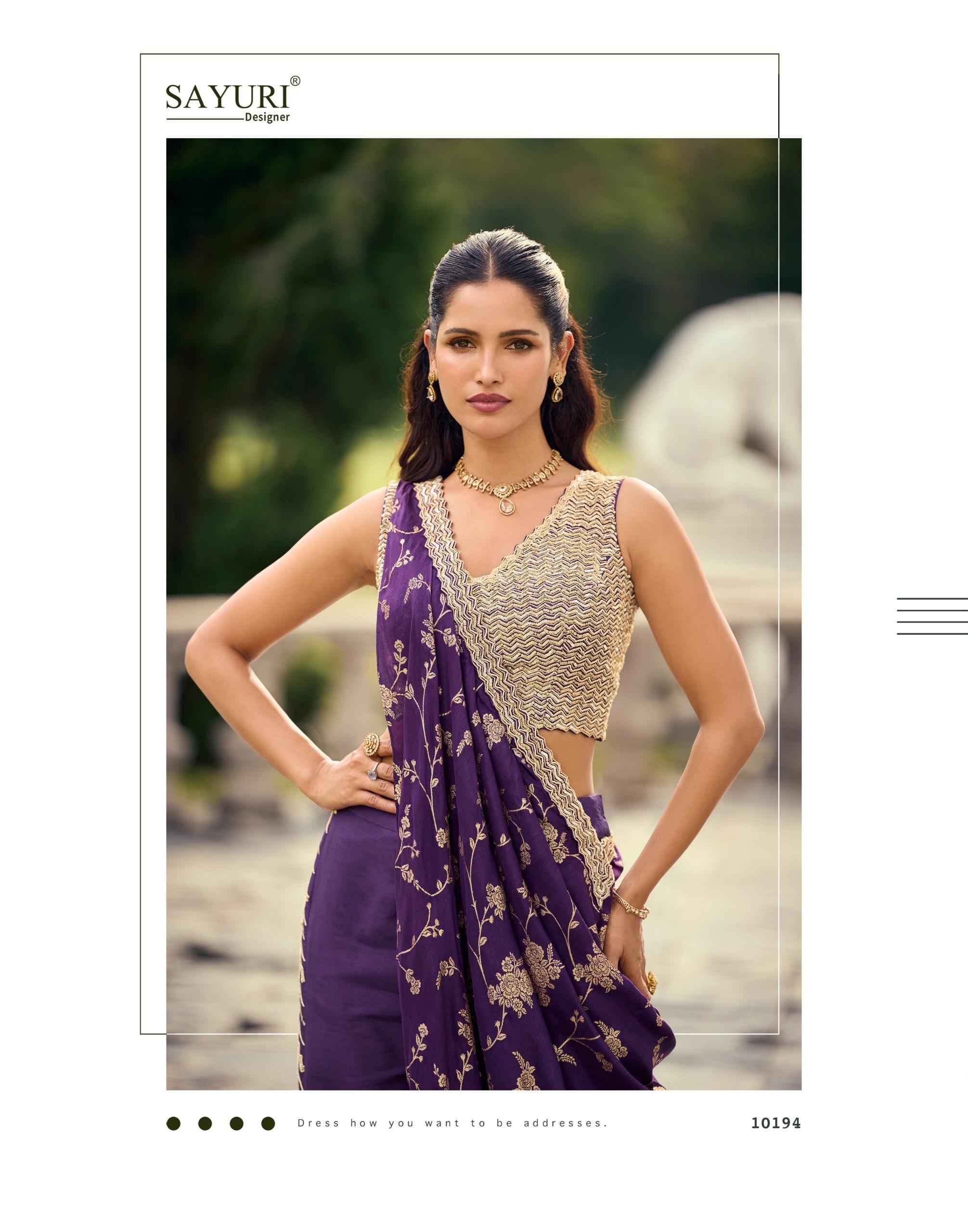 Sayuri Designer Pankudi Readymade Indo Weastern Viscose Jacquard Dress 3 pcs Catalogue