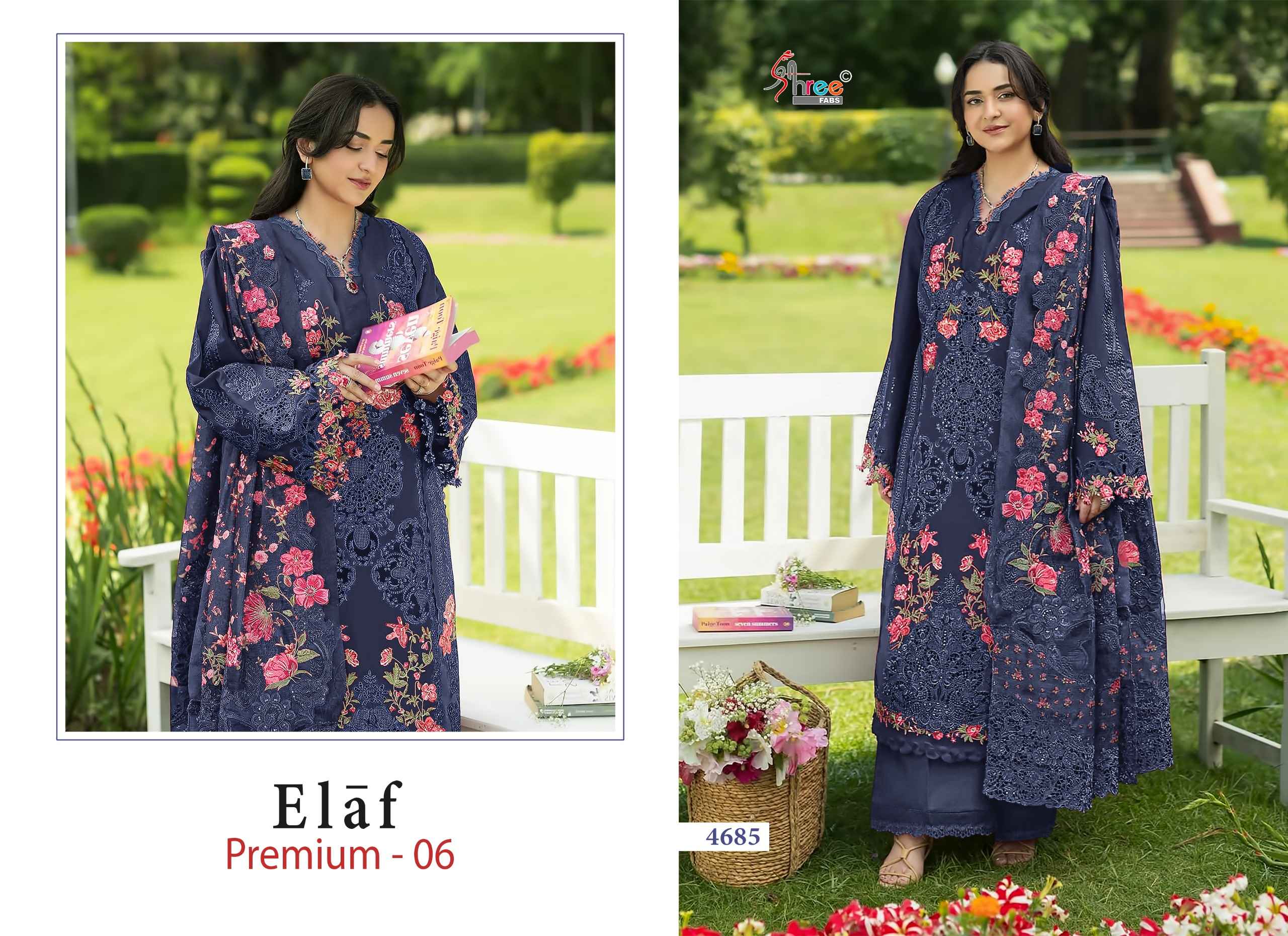 Shree Fabs Elaf Premium Vol 6 Cotton Dress Material 6 pcs Catalogue