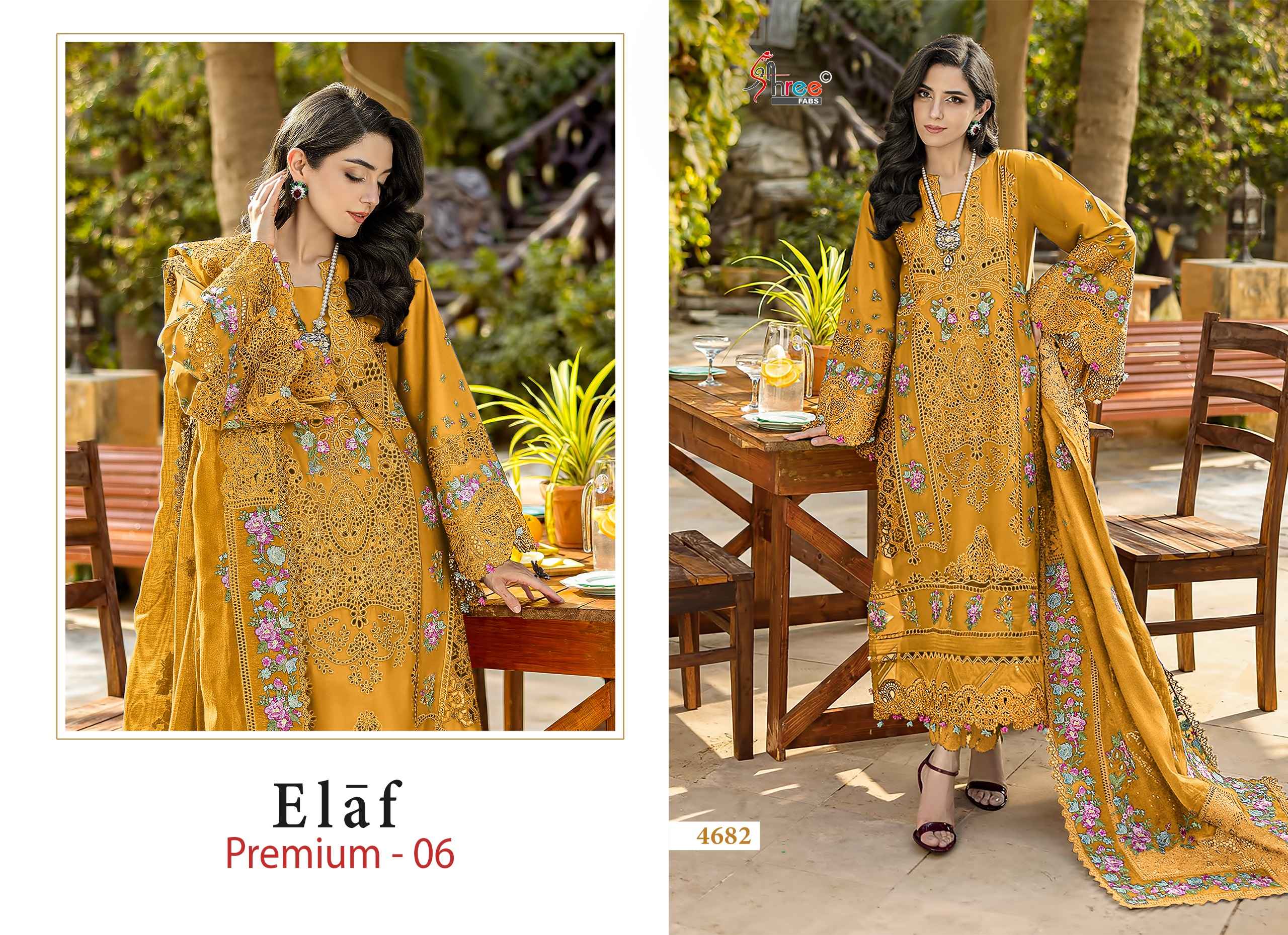 Shree Fabs Elaf Premium Vol 6 Cotton Dress Material 6 pcs Catalogue
