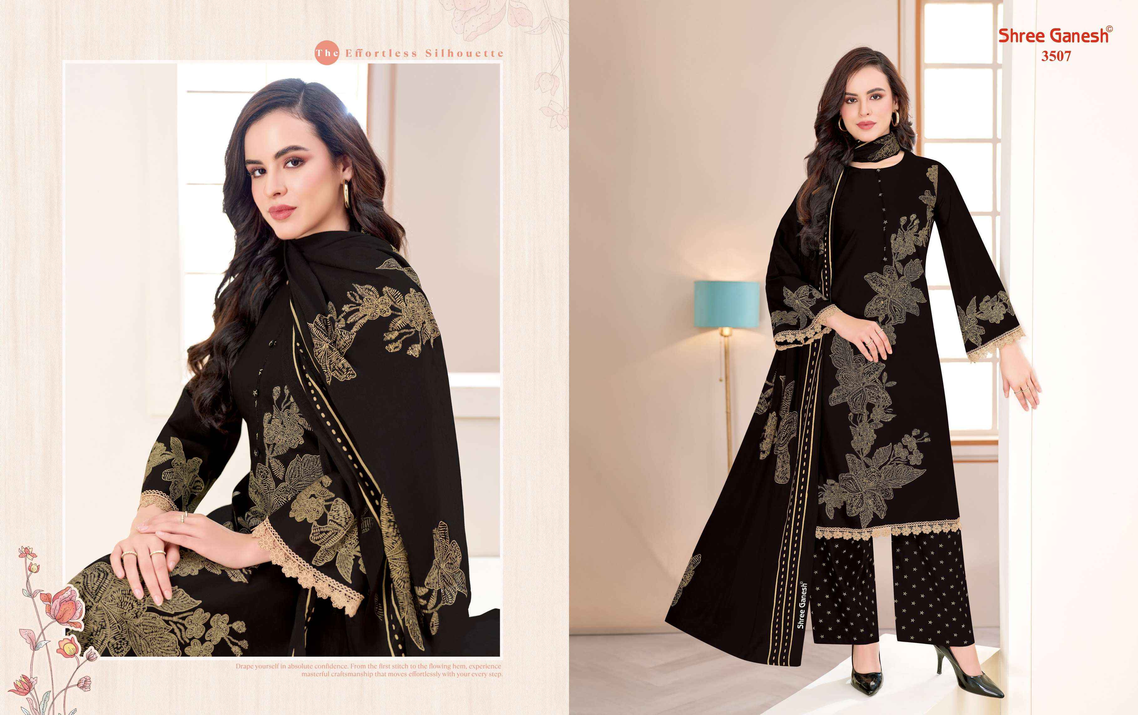 Shree Ganesh Samaiyra Vol 25 Cotton Dress Material 18 pcs catalog